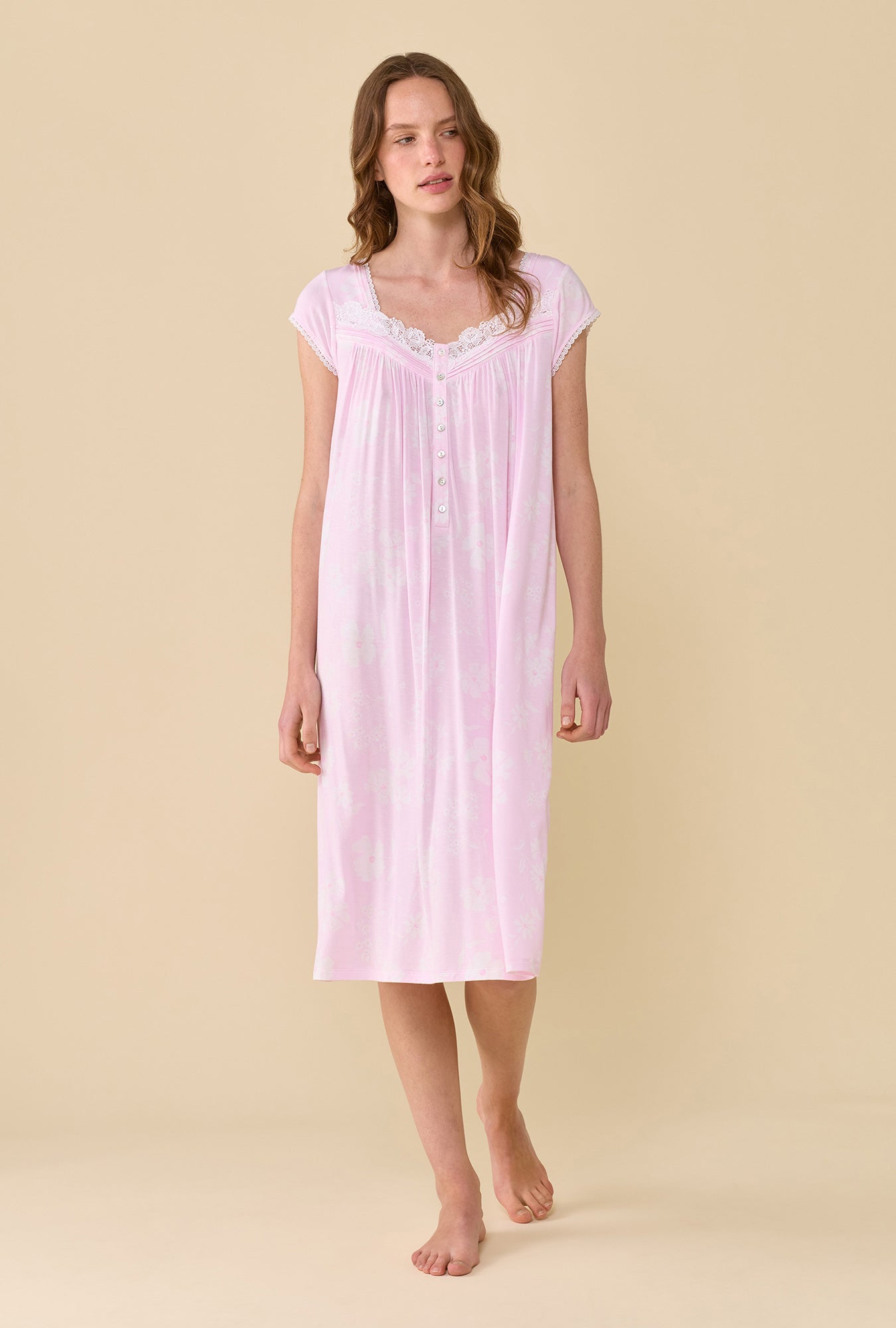 Pink Posy Tencel™ Modal Waltz Nightgown