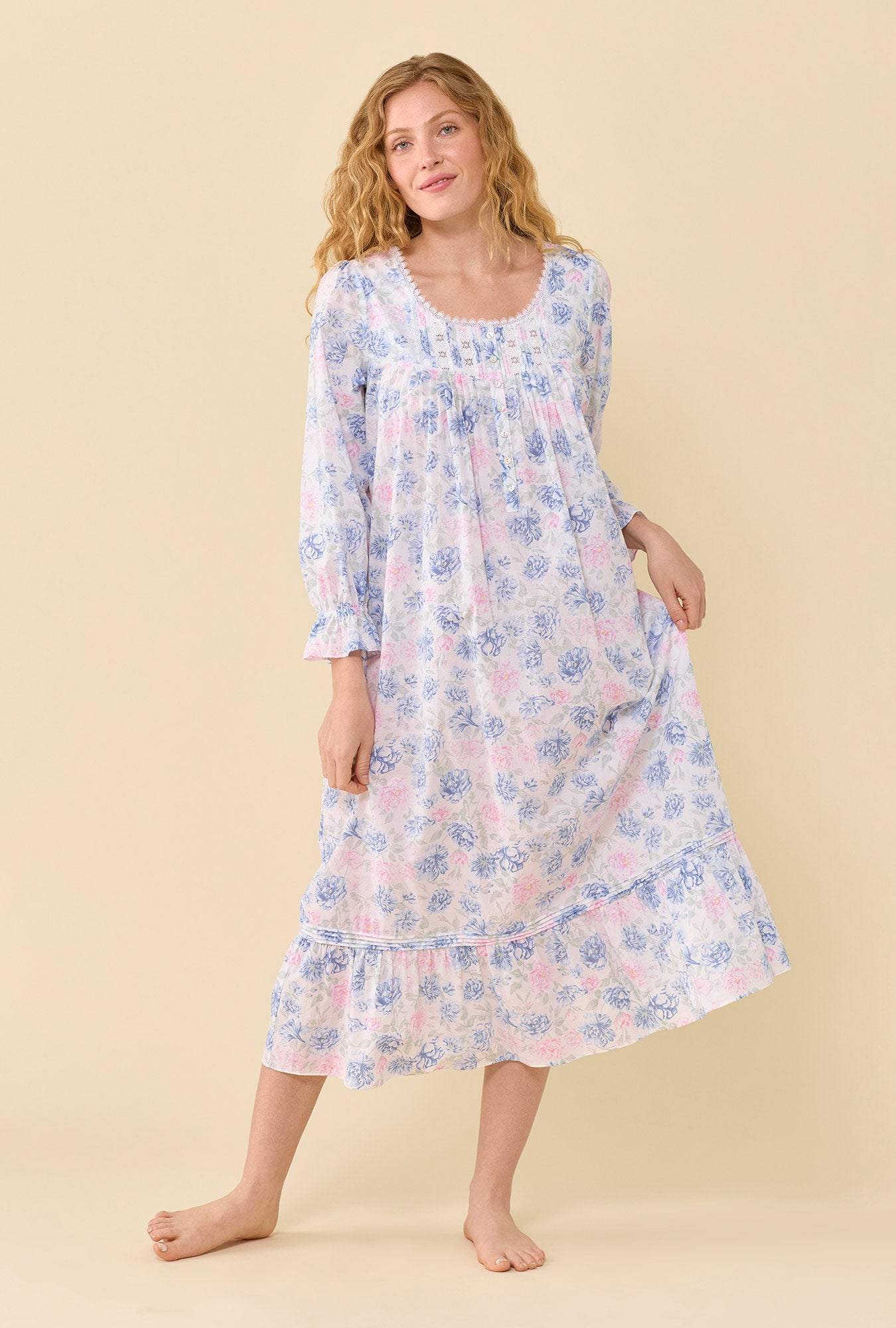 Carolyn Briarwood 100% Cotton Woven Lawn Ballet Nightgown