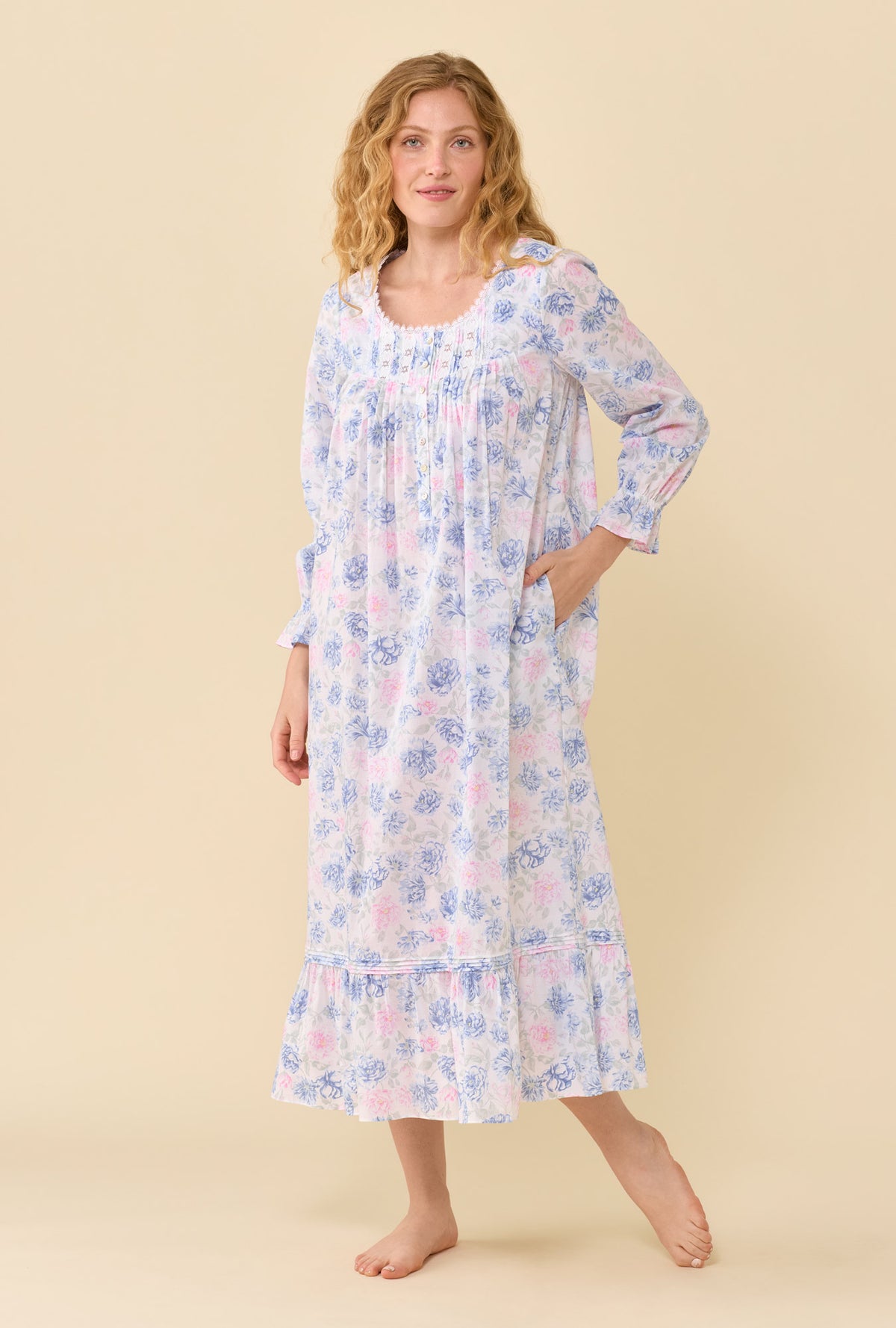 Carolyn Briarwood 100% Cotton Woven Lawn Ballet Nightgown