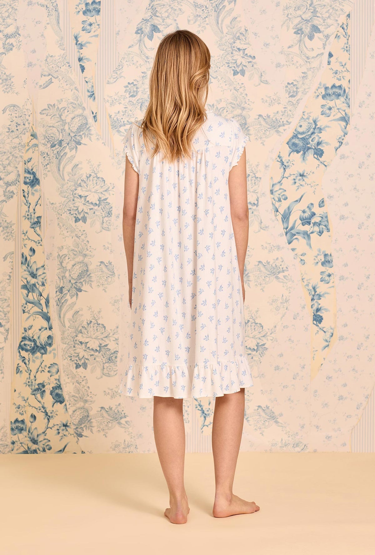 Lily Reverie Cotton Pointelle Waltz Nightgown