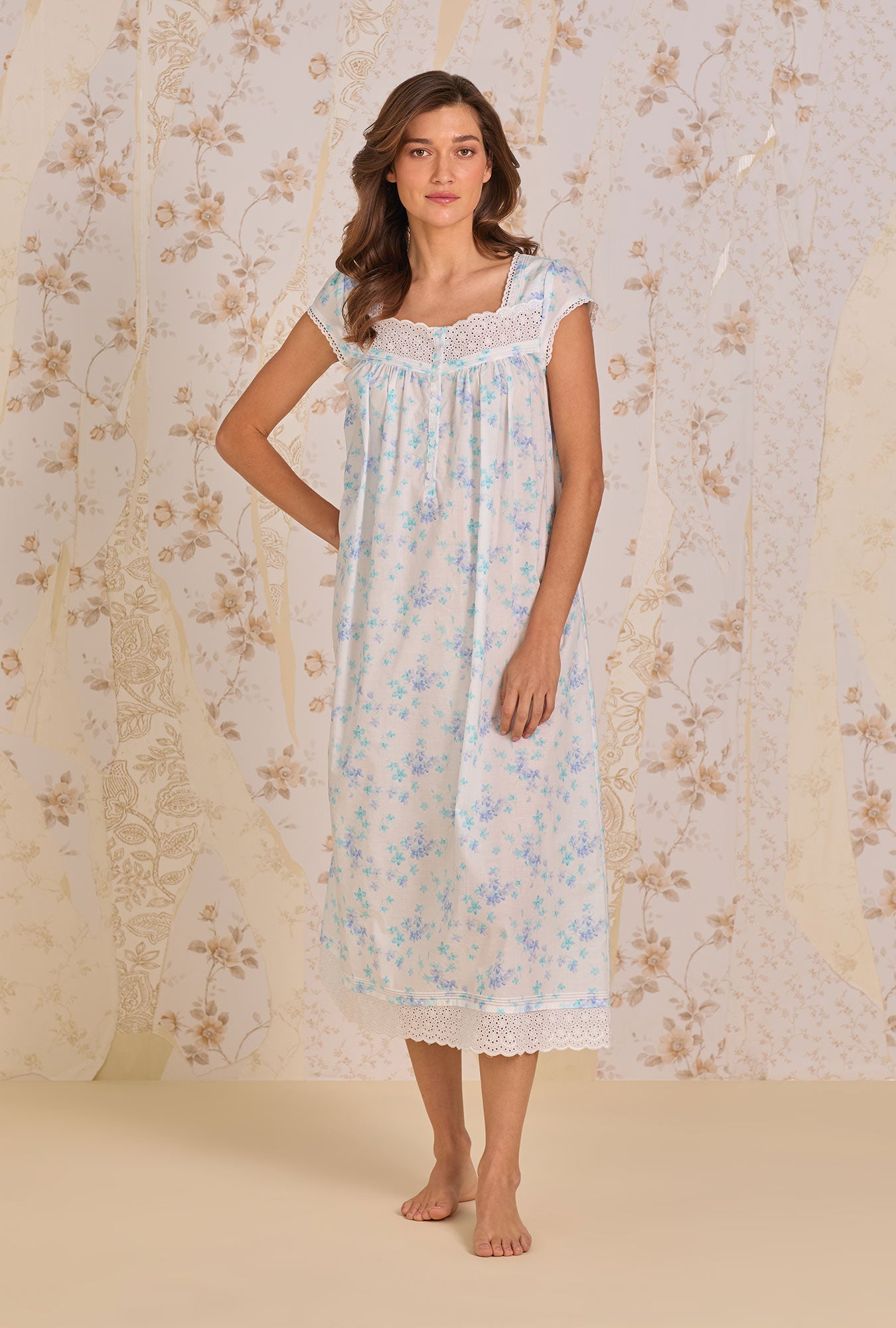 Riviera Floral Nightgown