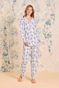 Silken Vine Cotton Knit Pajama