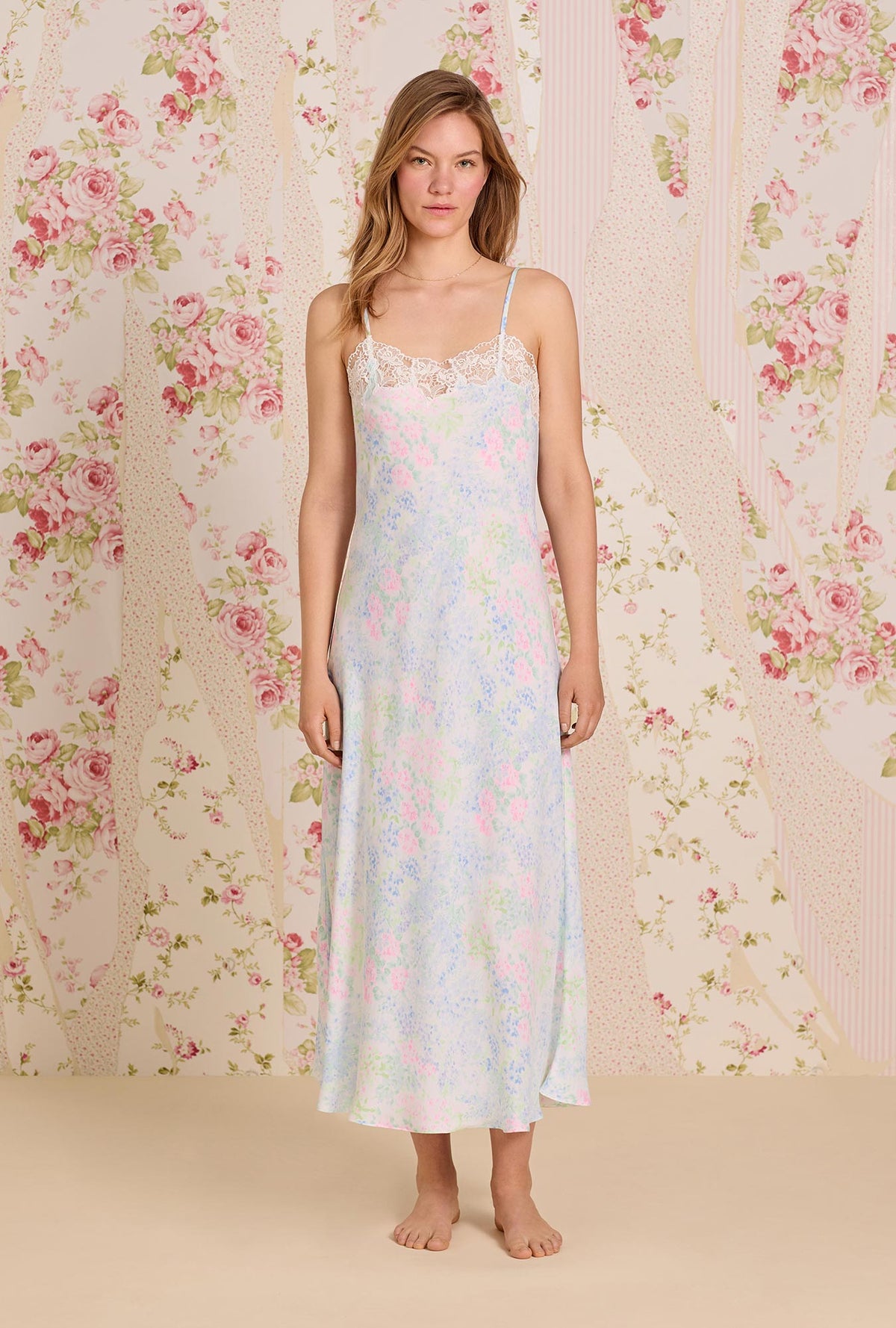 Santorini Satin Gown