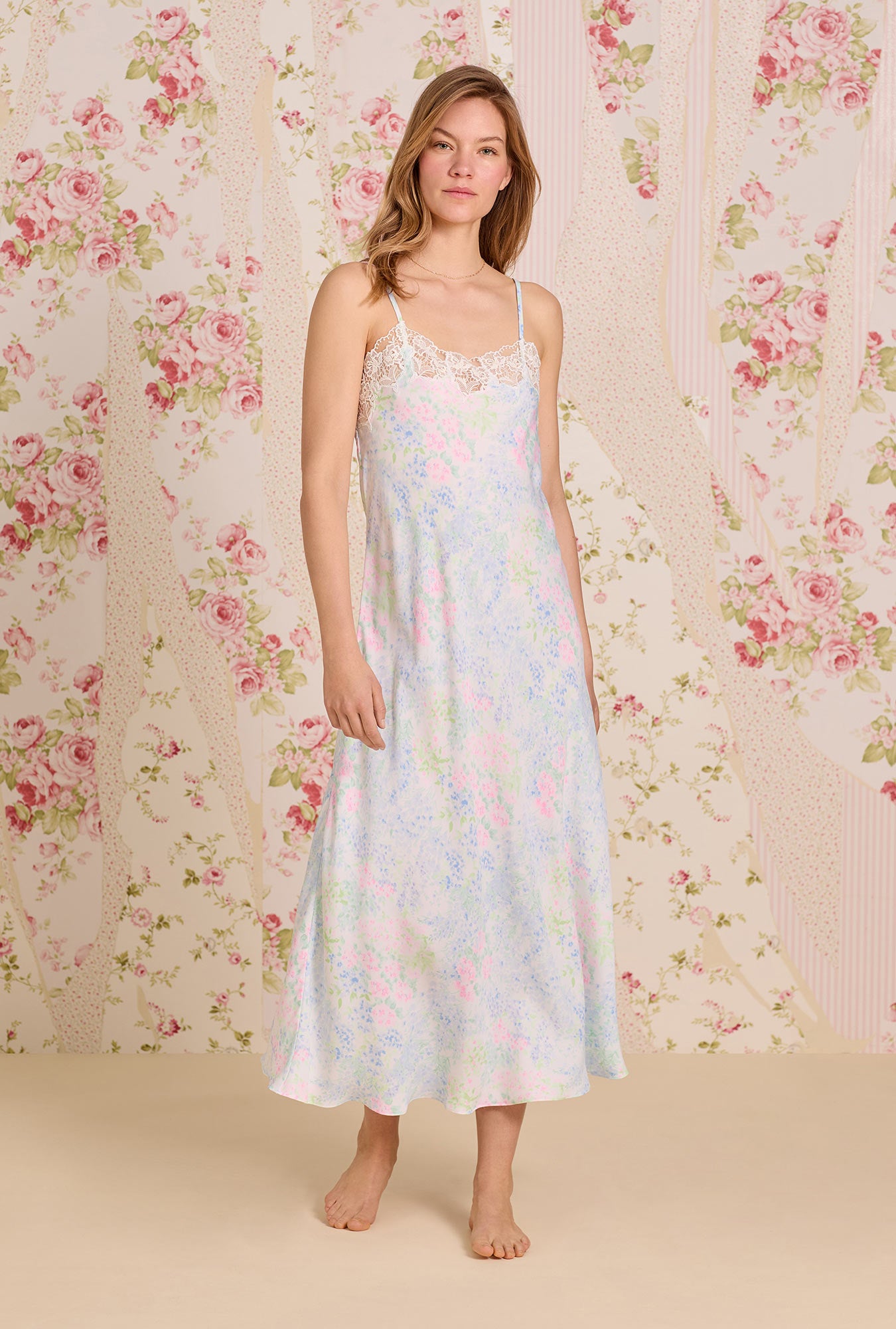 Santorini Satin Gown