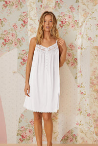 A lady wearing Villa Blanca Knit Chemise