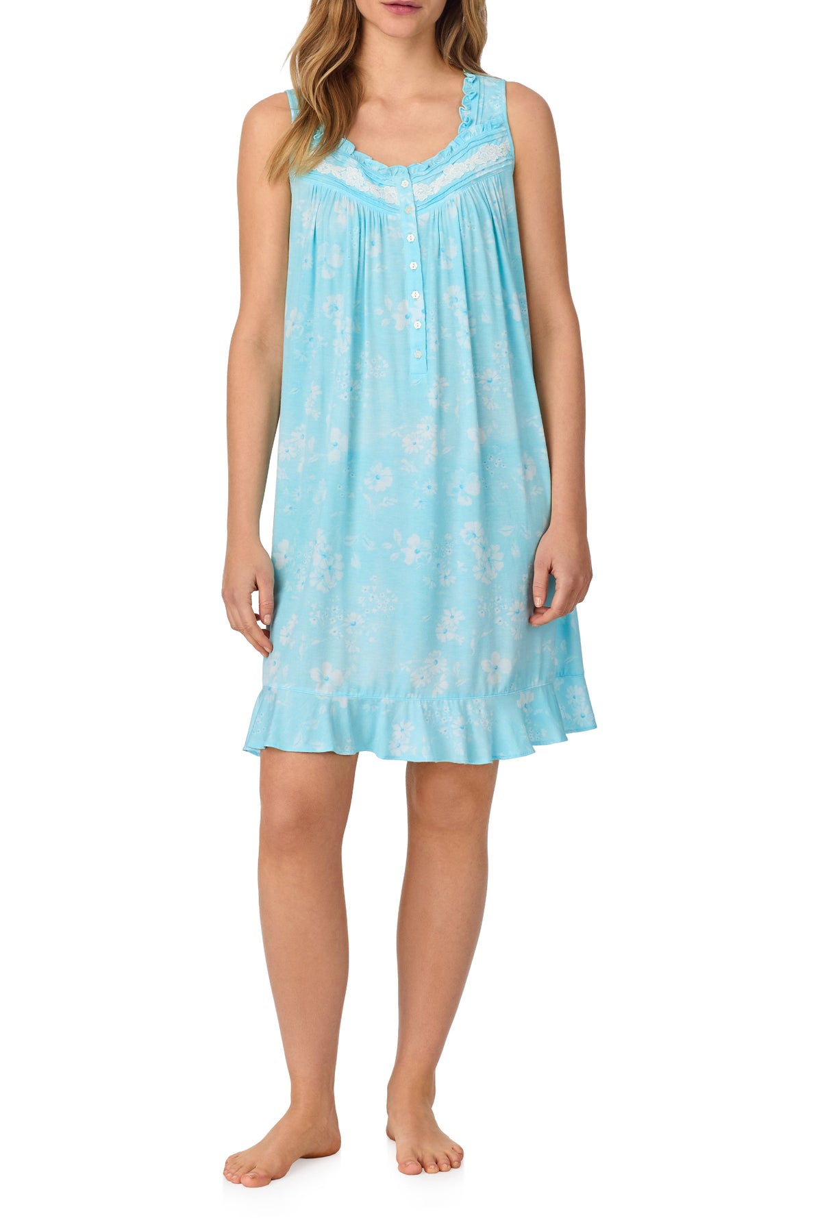 Aqua Bloom Tencel ™ Modal Chemise