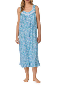 Morning Meadow Cotton Knit Ballet Nightgown