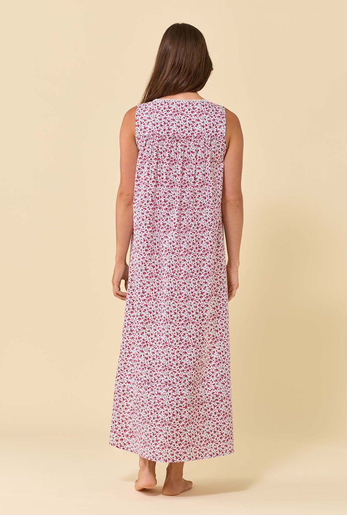 Eileen Holly Ditsy 100% Cotton Woven Lawn Ballet Nightgown