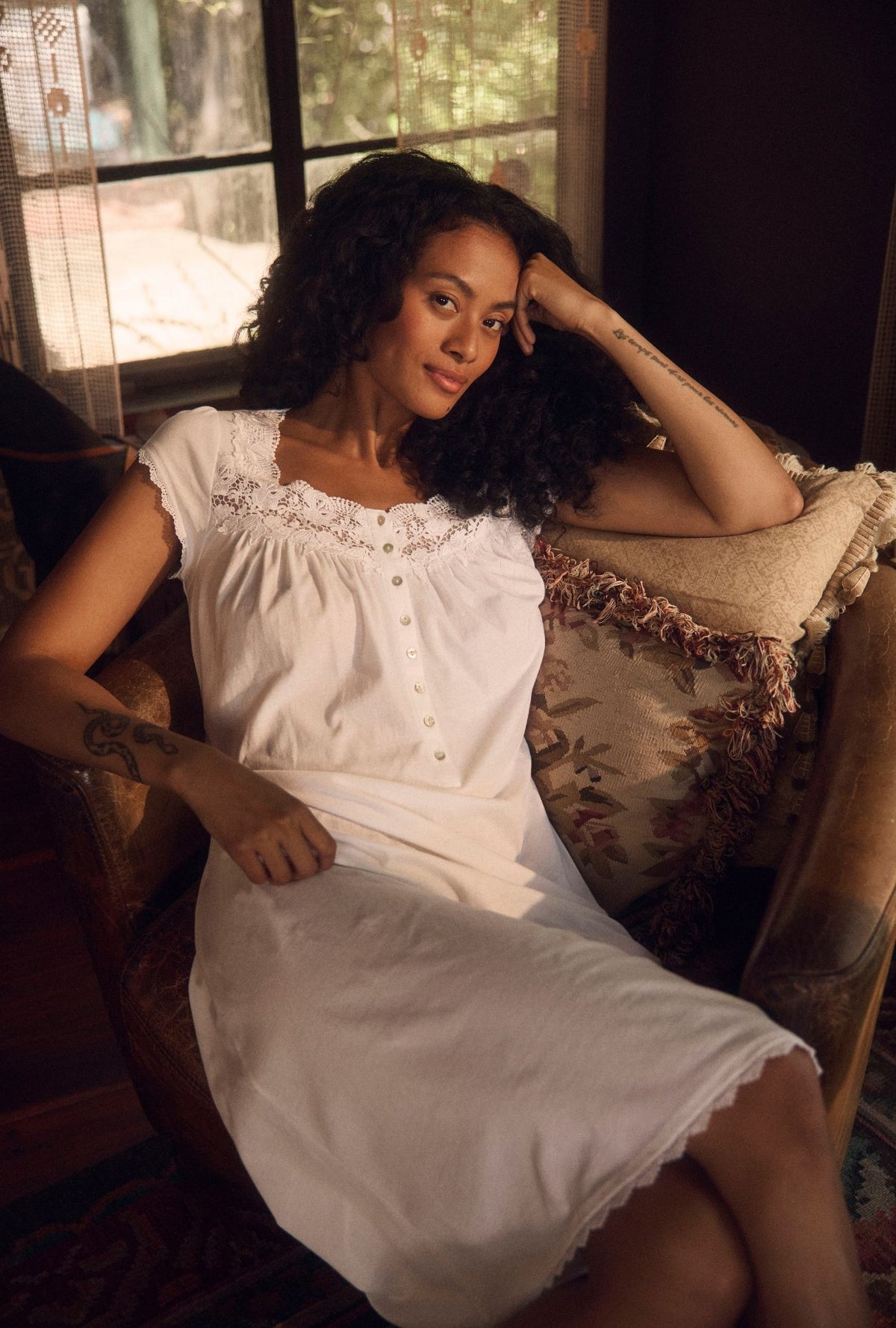 Villa Blanca Waltz Knit Nightgown