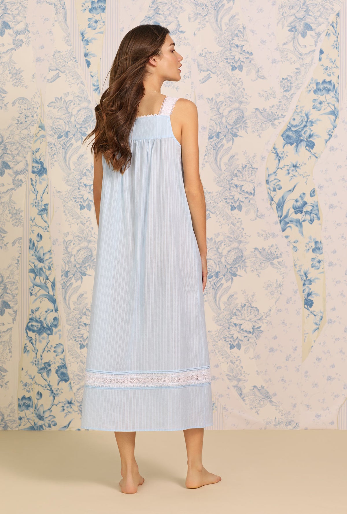 The &quot;Madison&quot; Dobby Stripe Gown