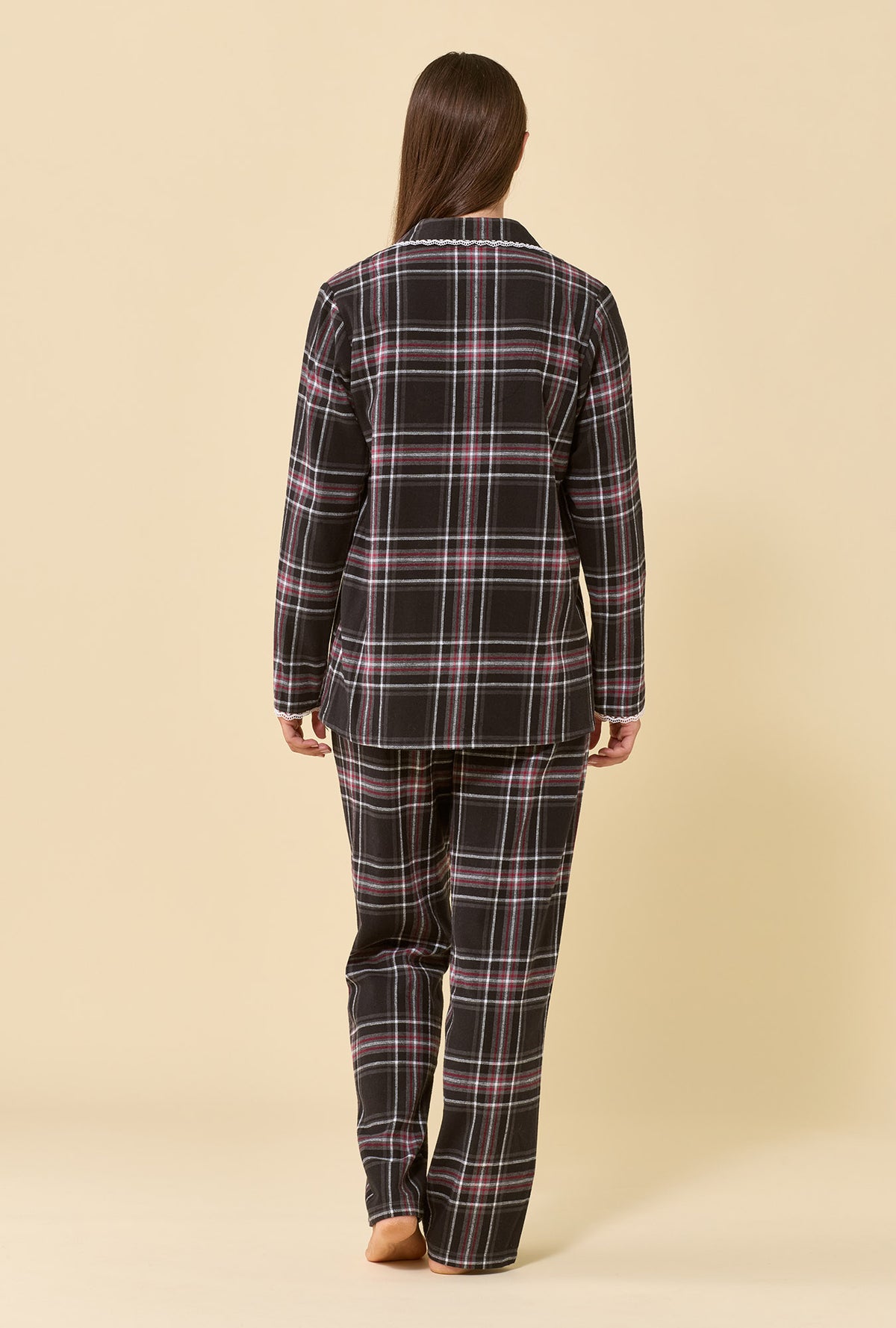 Blackthorn Plaid 100% Cotton Flannel Long Sleeve Pajama Set