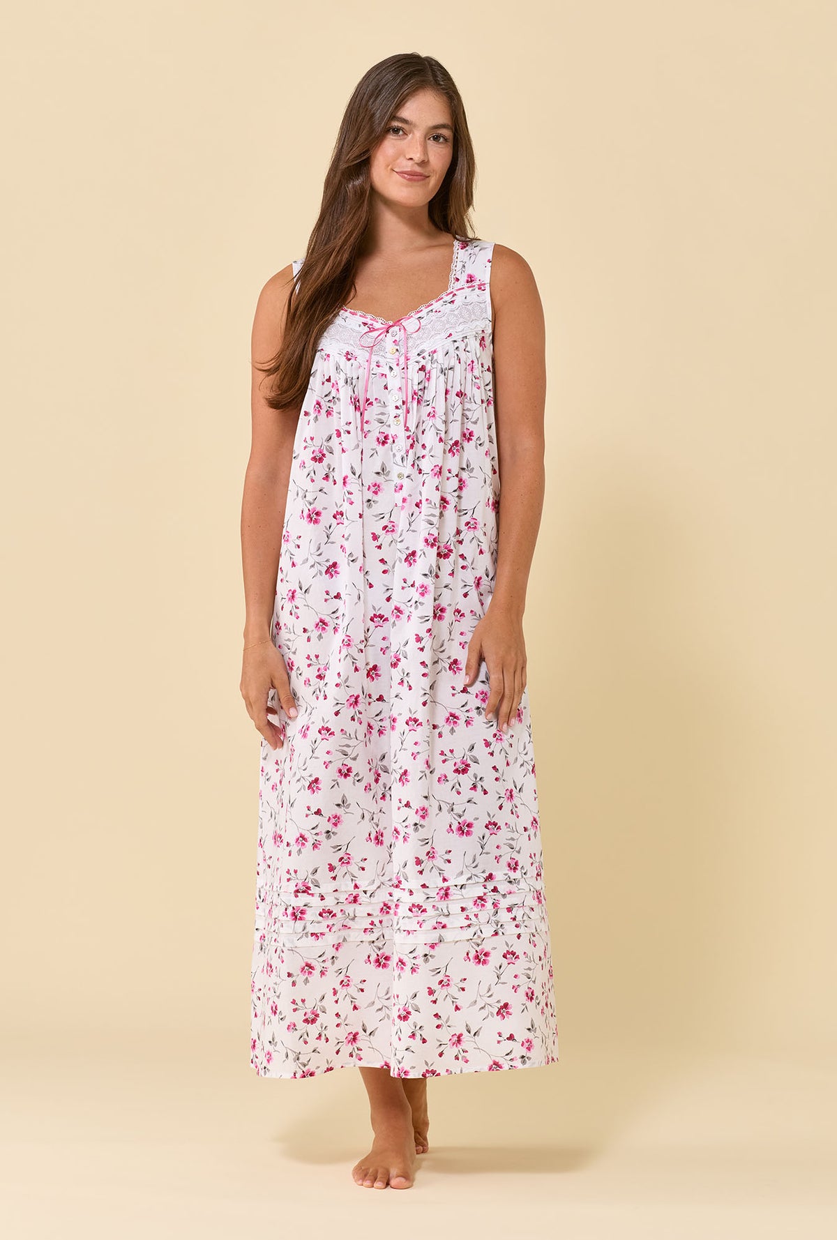 Eileen Winter Briar 100% Cotton Woven Lawn Ballet Nightgown