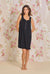 Iconic Black Tencel™ Modal Short Chemise - Black / XL