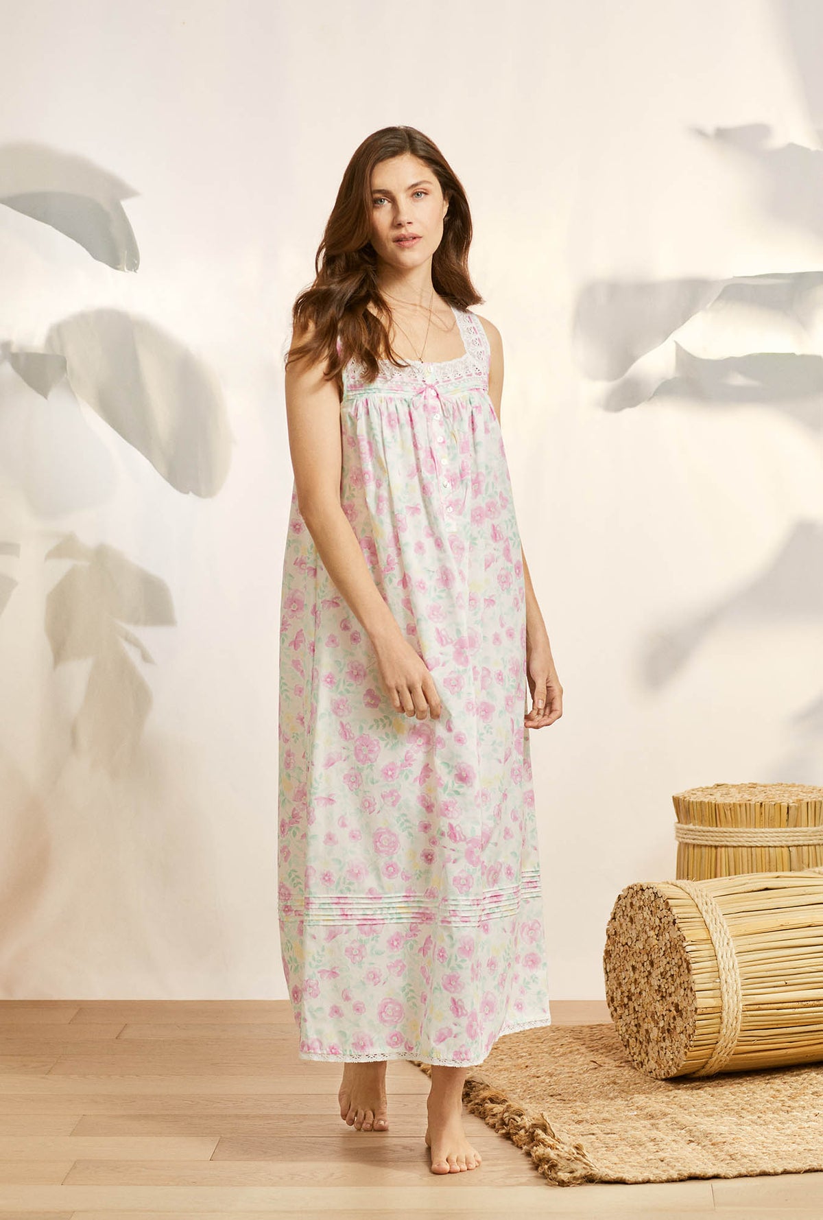 Eileen West Poetic Lawn Ballet Woven Nightgown & Reviews