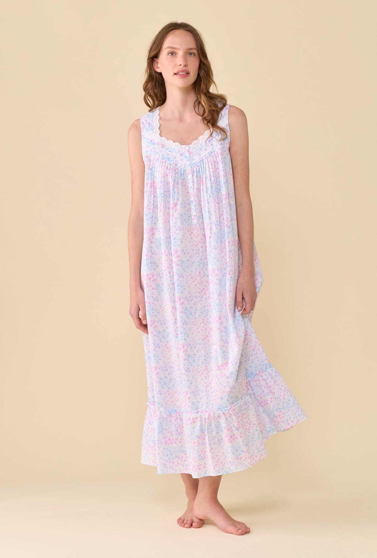 Eileen Painted Posies Nightgown