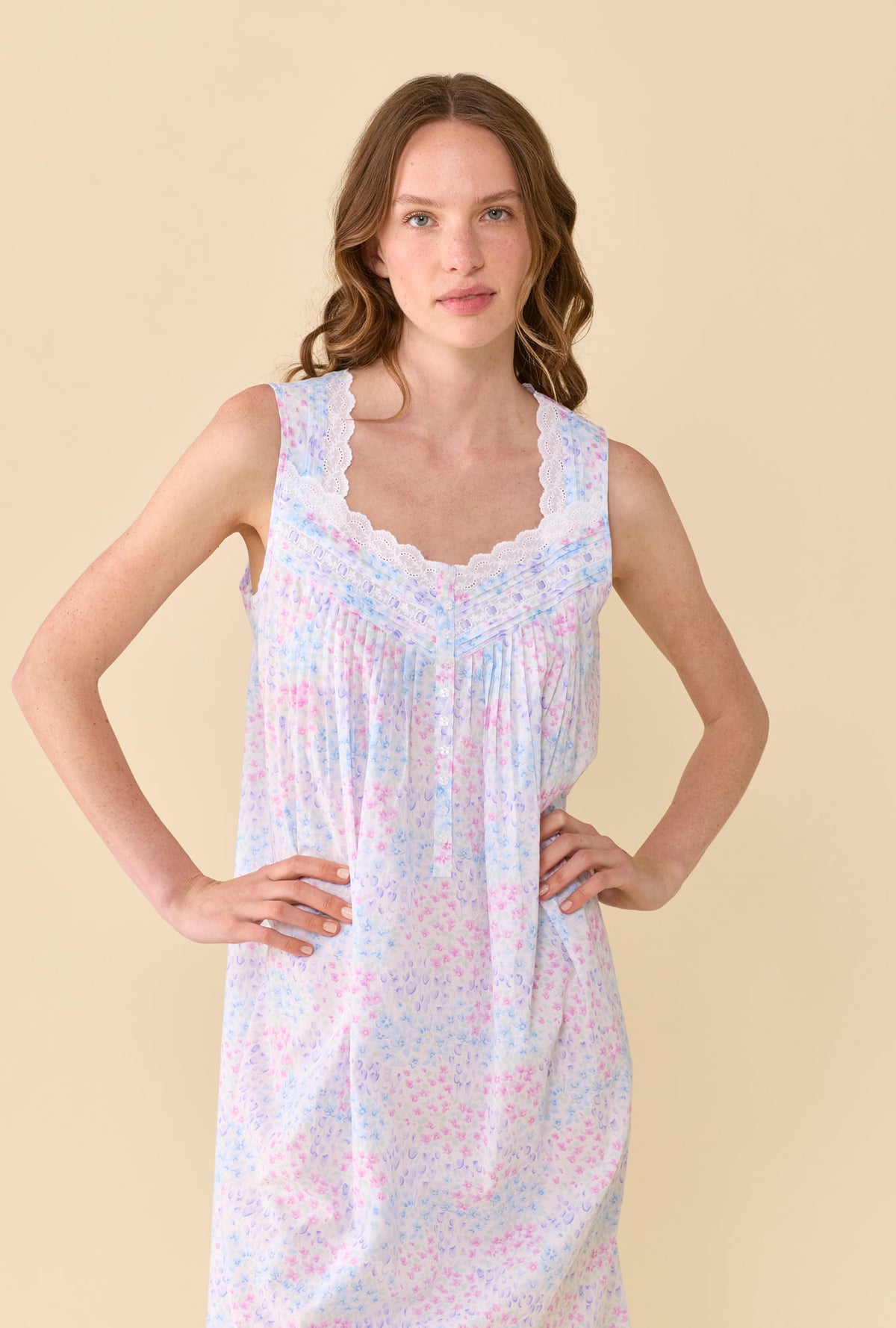 Eileen Painted Posies Nightgown