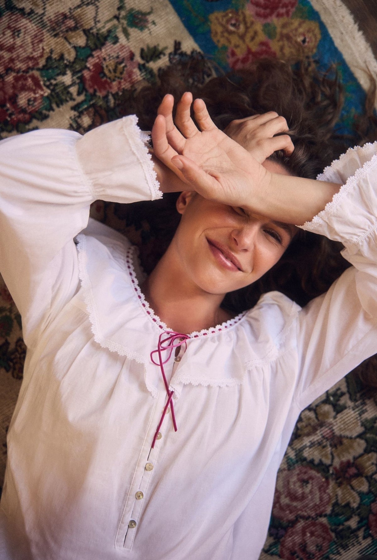 The "Clara" Iconic White Cotton Lawn Poet Shirt