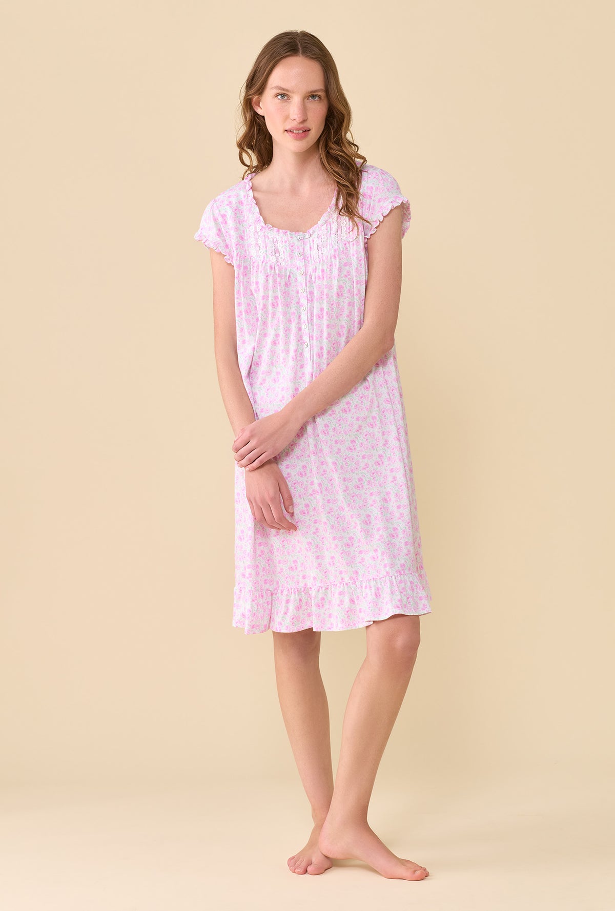 Pink Poppies Chemise