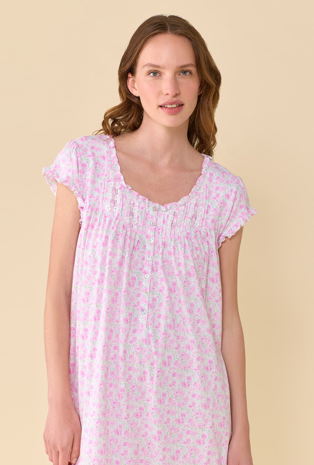 Pink Poppies Chemise