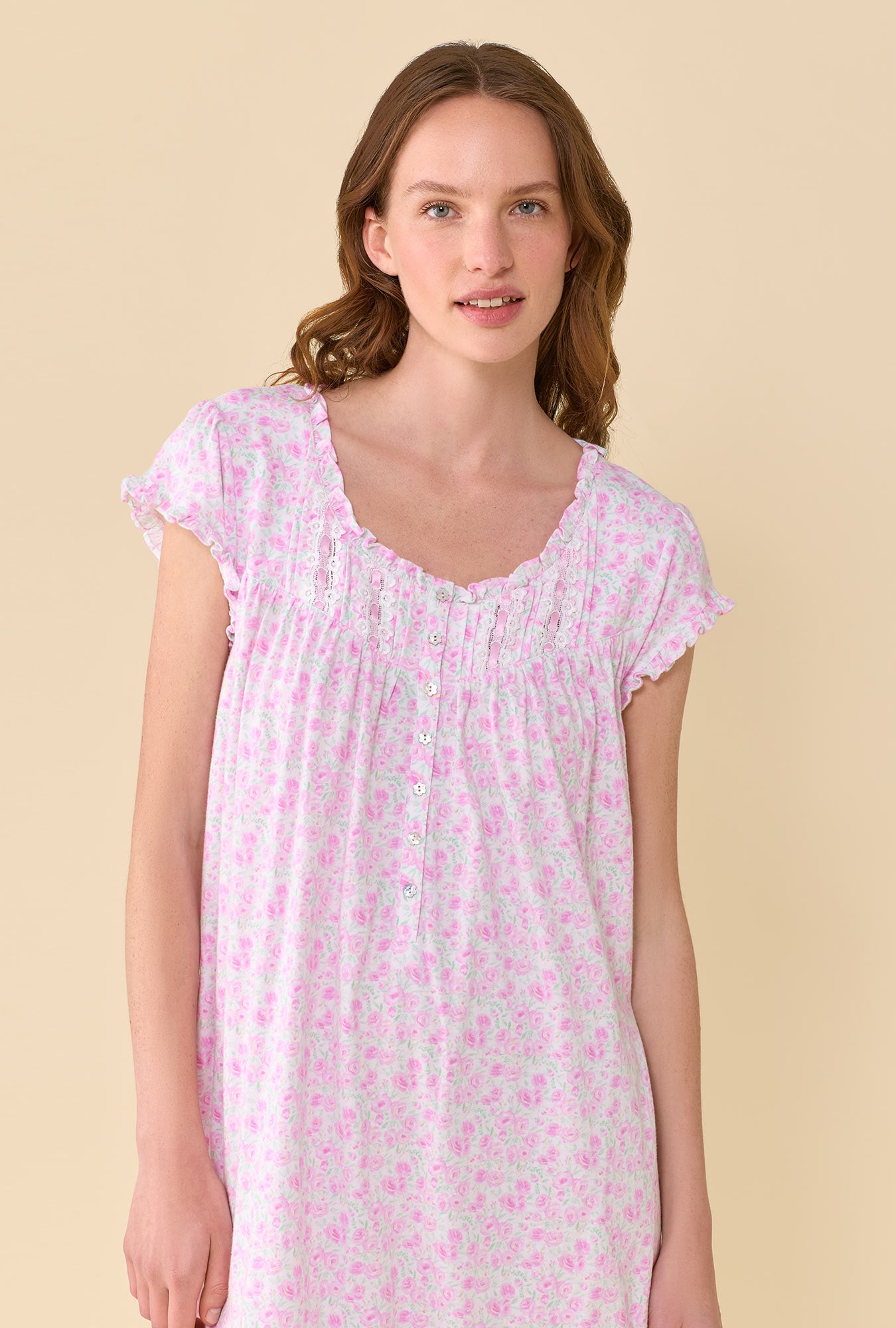 Pink Poppies Chemise