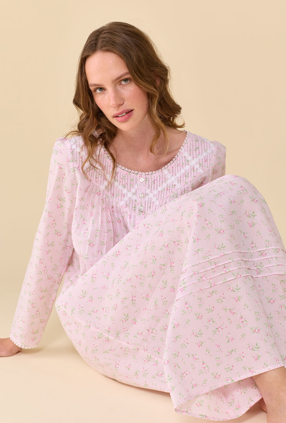 Poetic Long Sleeve Ballet Nightgown