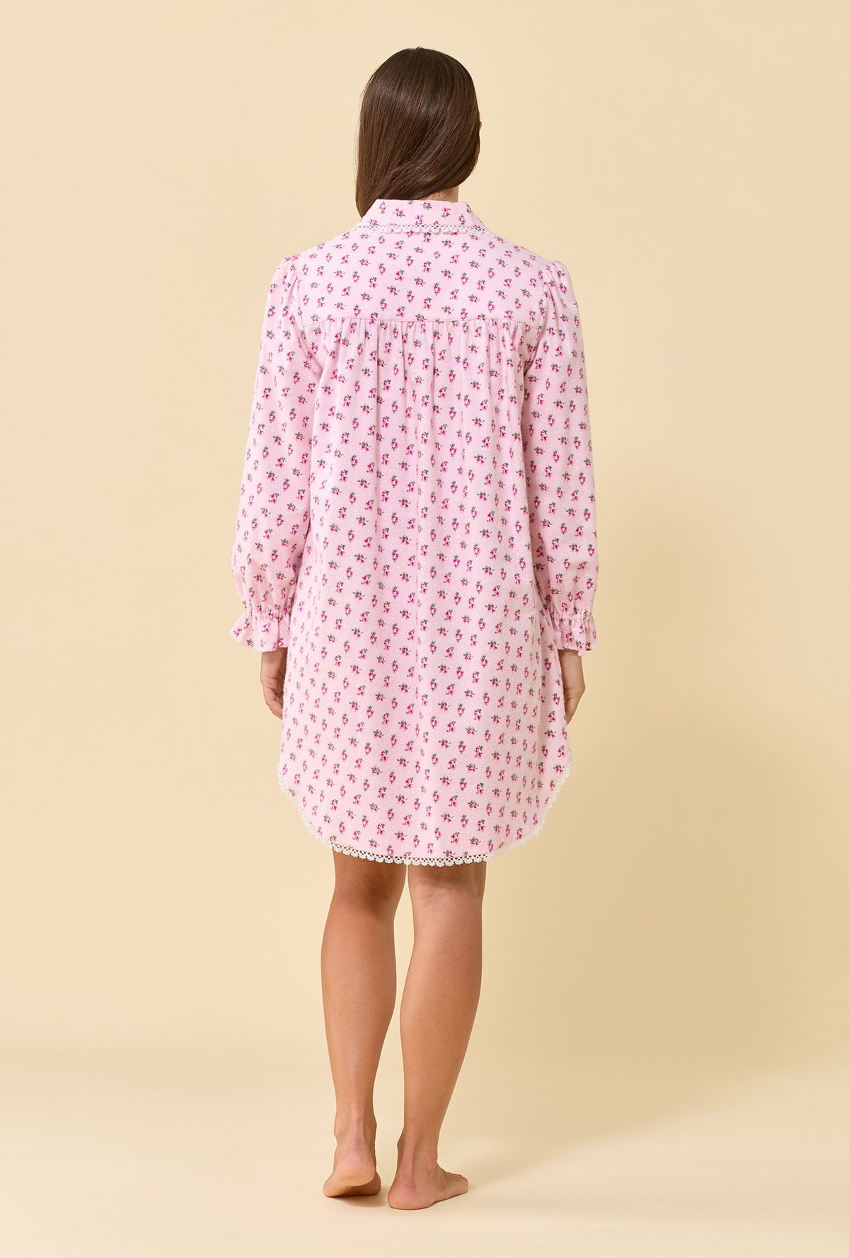 Primrose 100% Cotton Flannel Long Sleeve Nightshirt