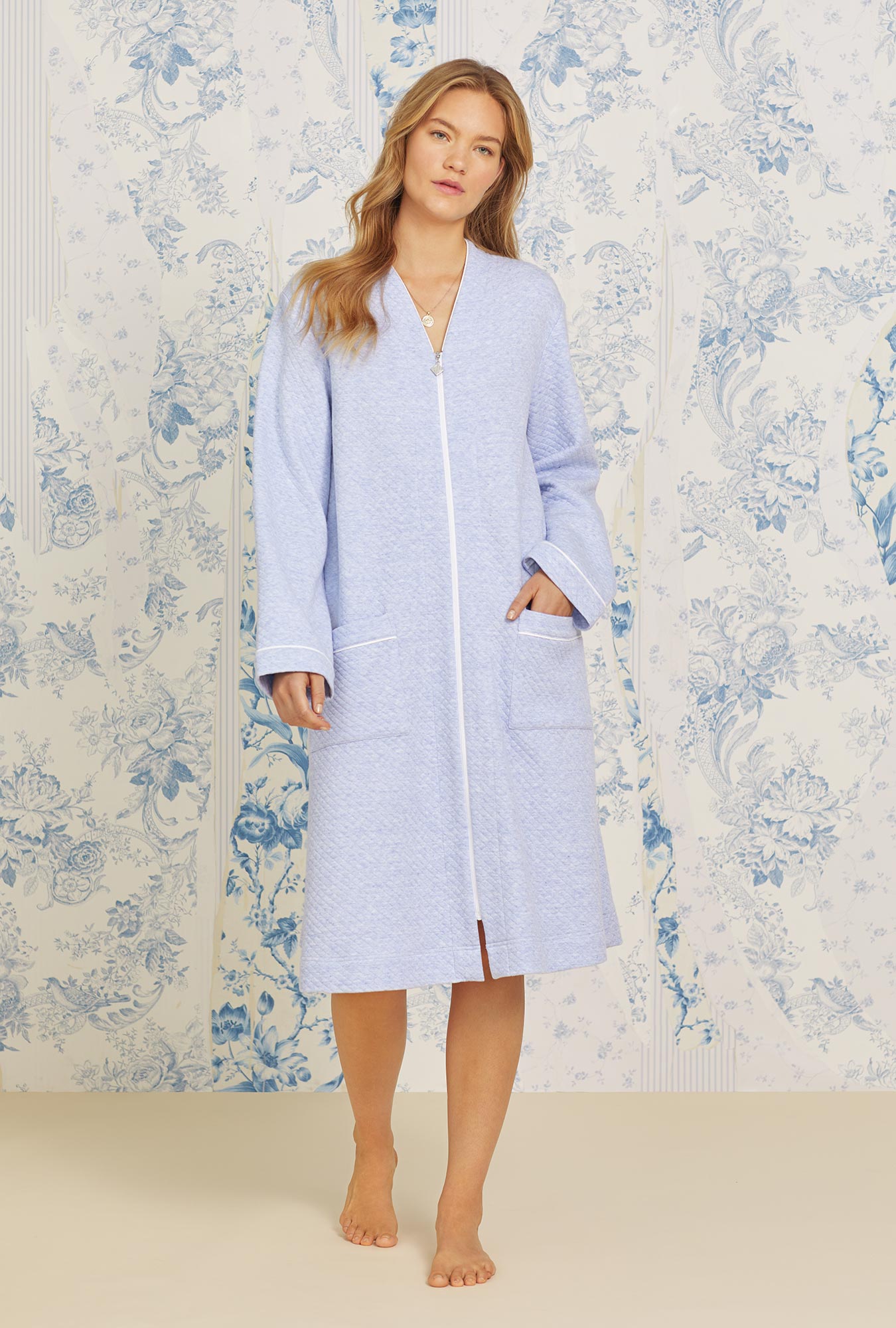 Eileen West Button-Front Woven Robe & Reviews