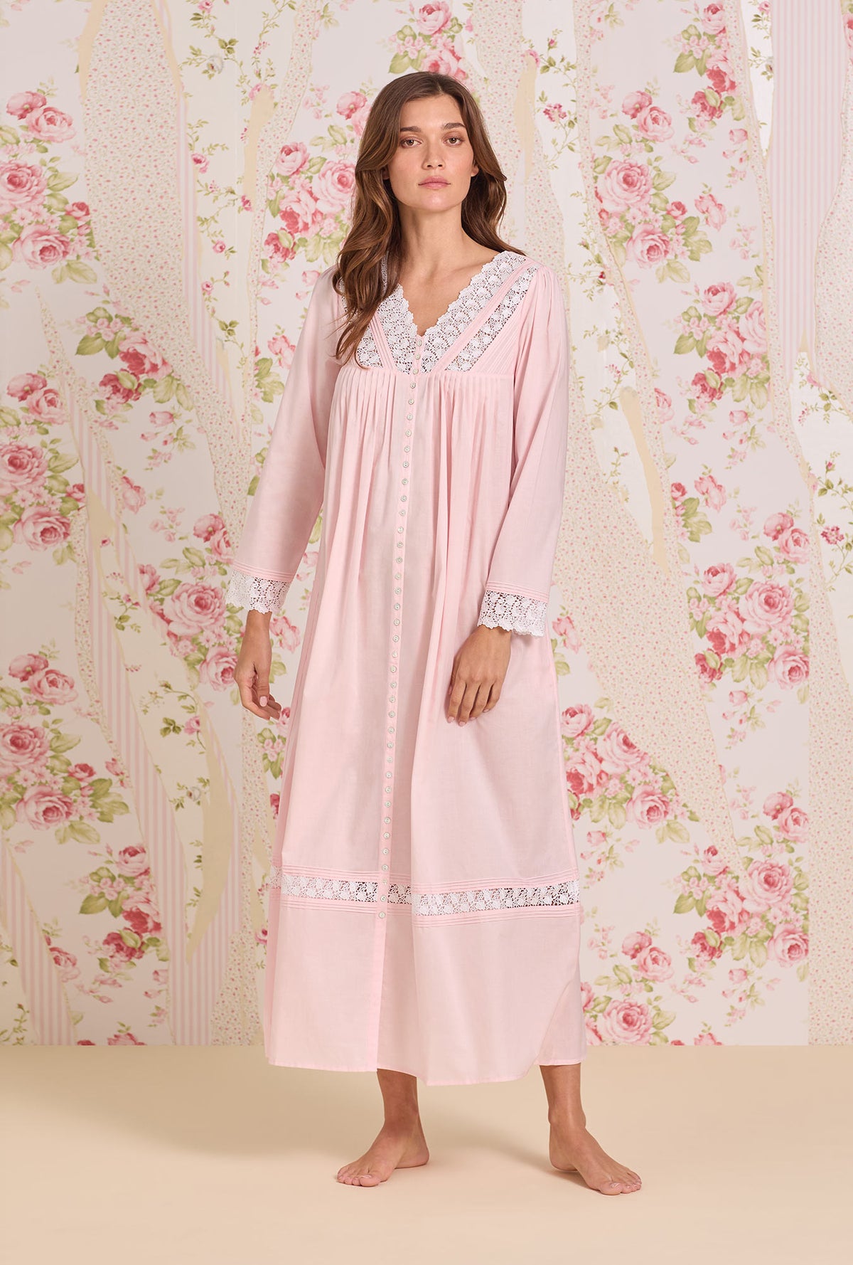 Portofino Ballet Button Front Robe