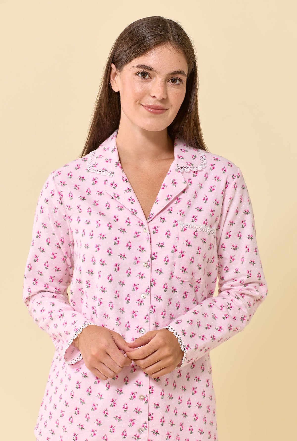 Primrose 100% Cotton Flannel Long Sleeve Pajama Set