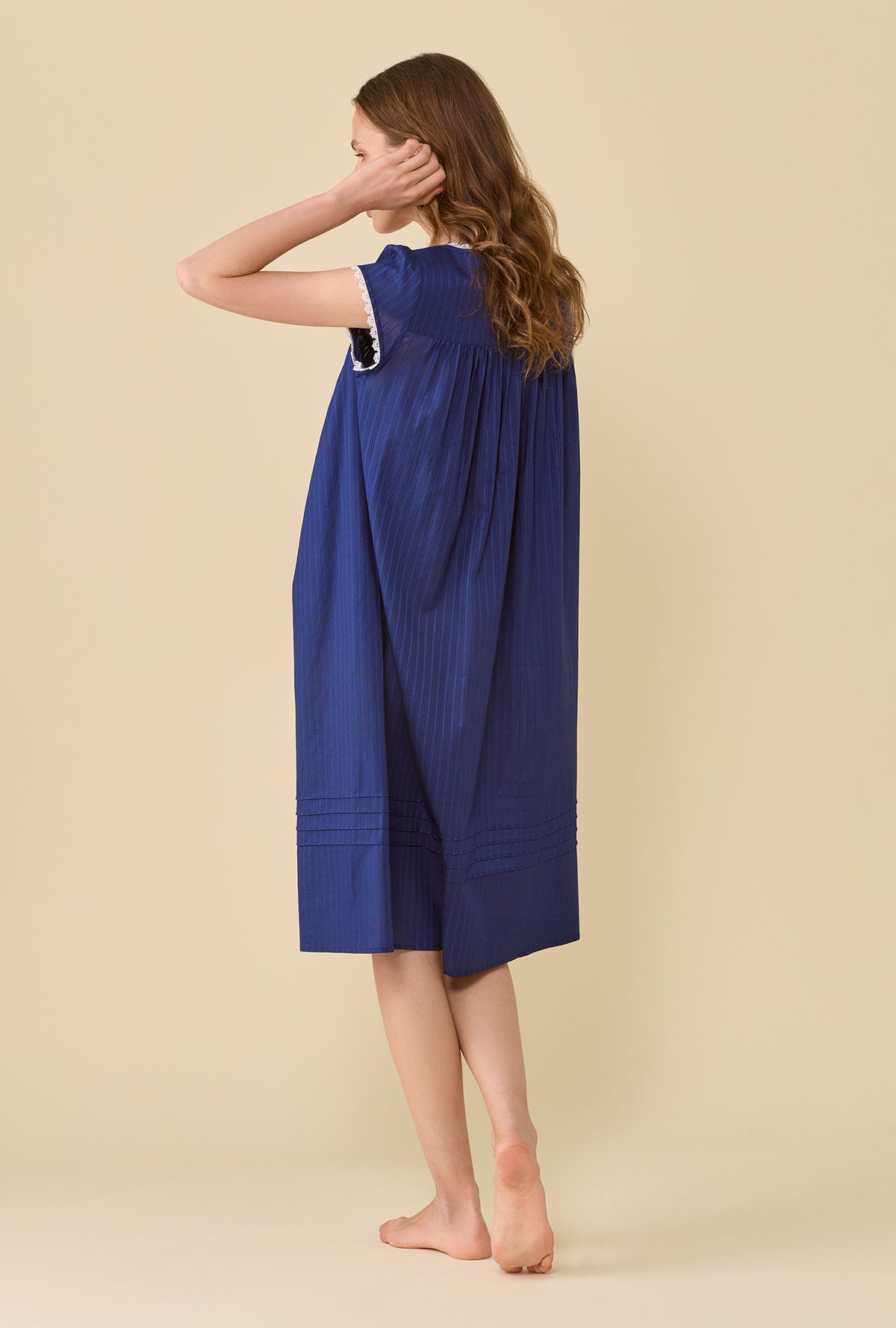The Alice Cotton Dobby Stripe Nightgown