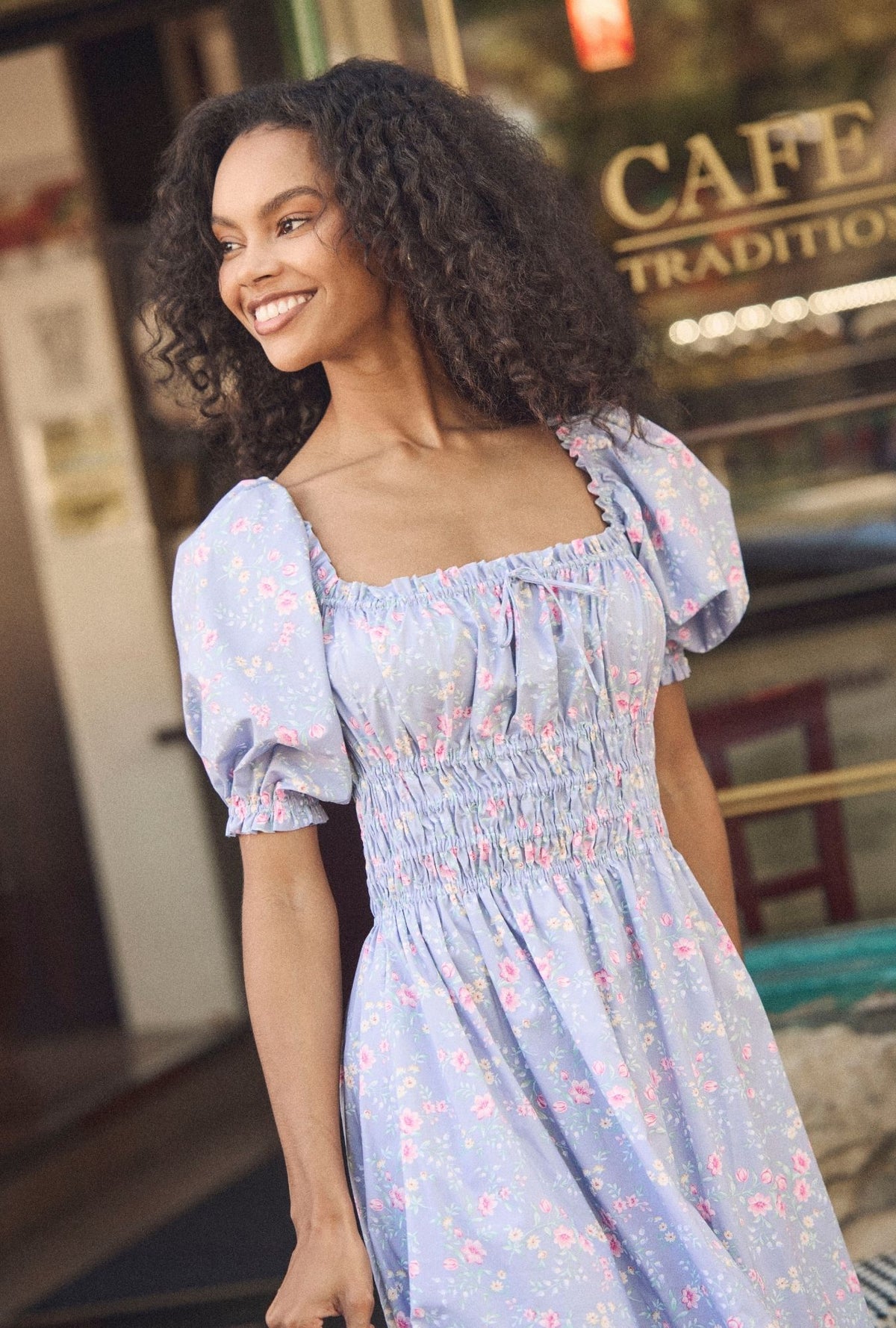 Eileen West The Marin Chambray Rose Cotton Maxi Dress Chambray Rose / M Eileen West The Marin Chambray Rose Cotton Maxi Dress Chambray Rose / M