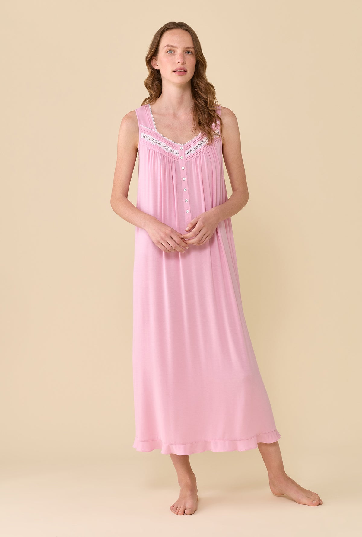 The Eileen Dusty Rose Nightgown