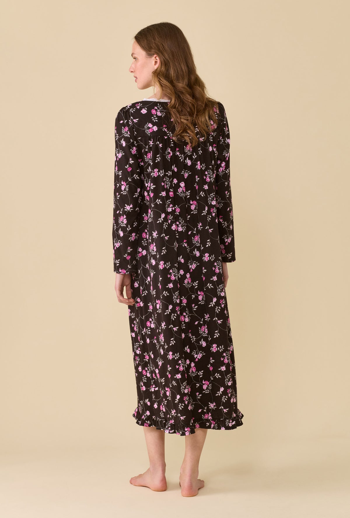 Vintage Vine Long Sleeve Nightgown