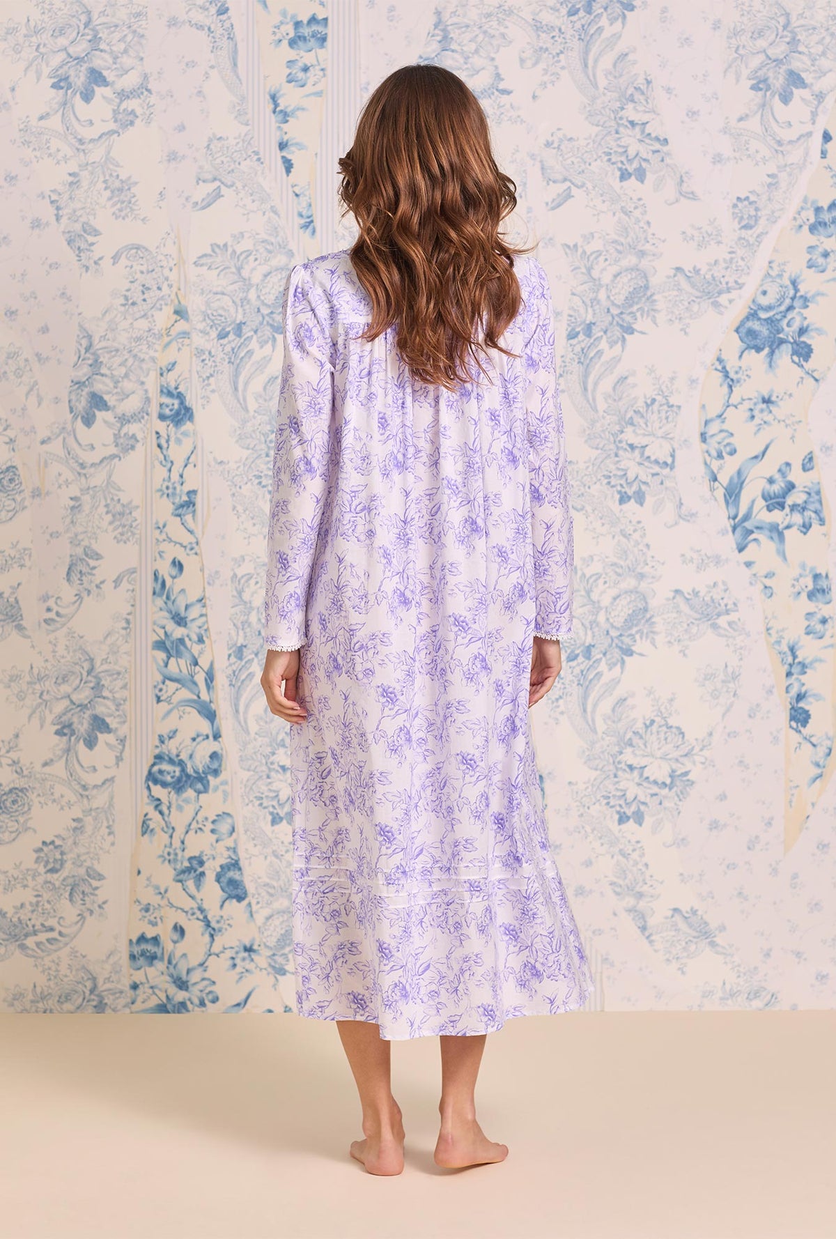 Poetic Cotton Lawn Long Sleeve Ballet Nightgown