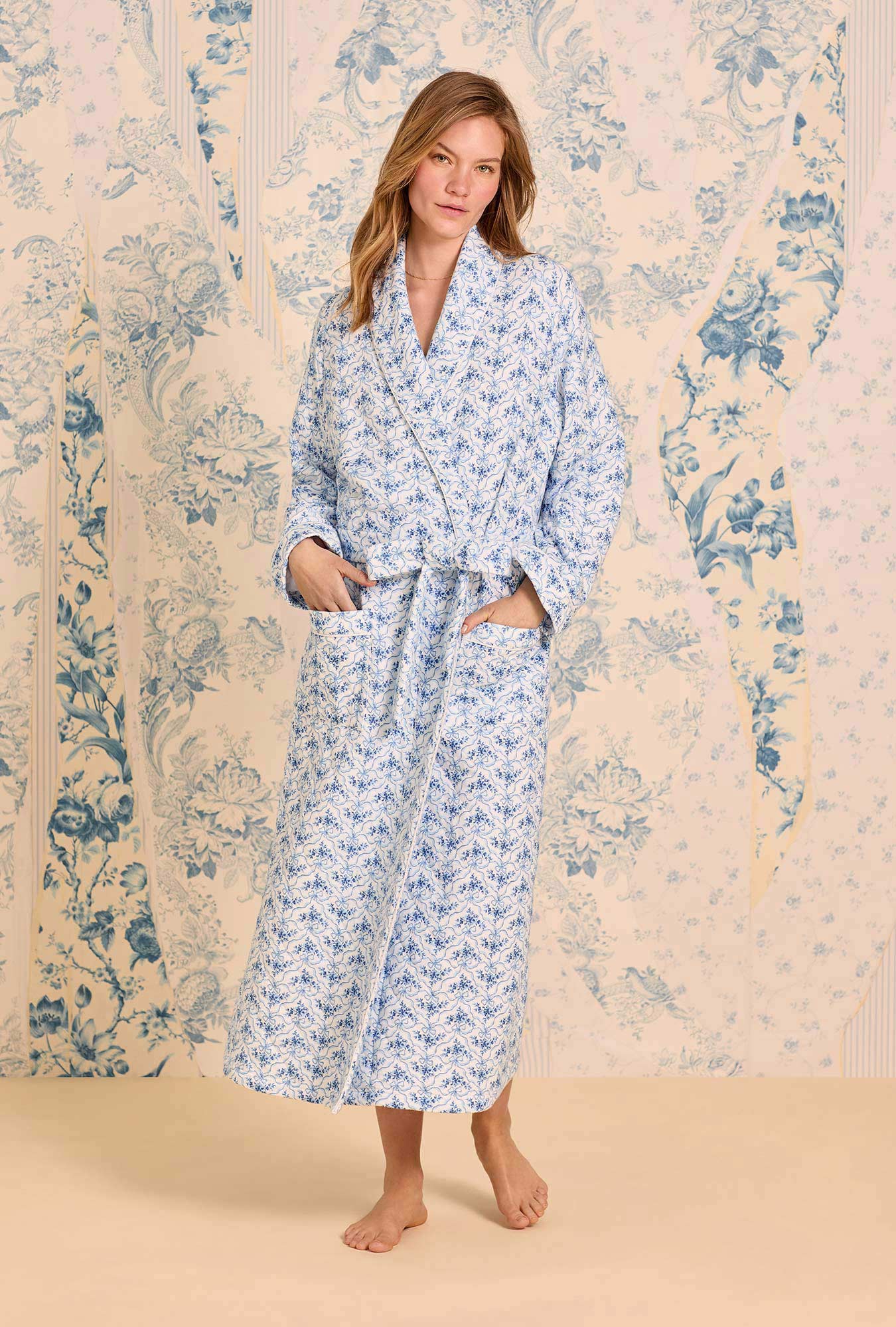 Eileen West Women's Long Sleeve Ballet Nightgown, Small, Cotton