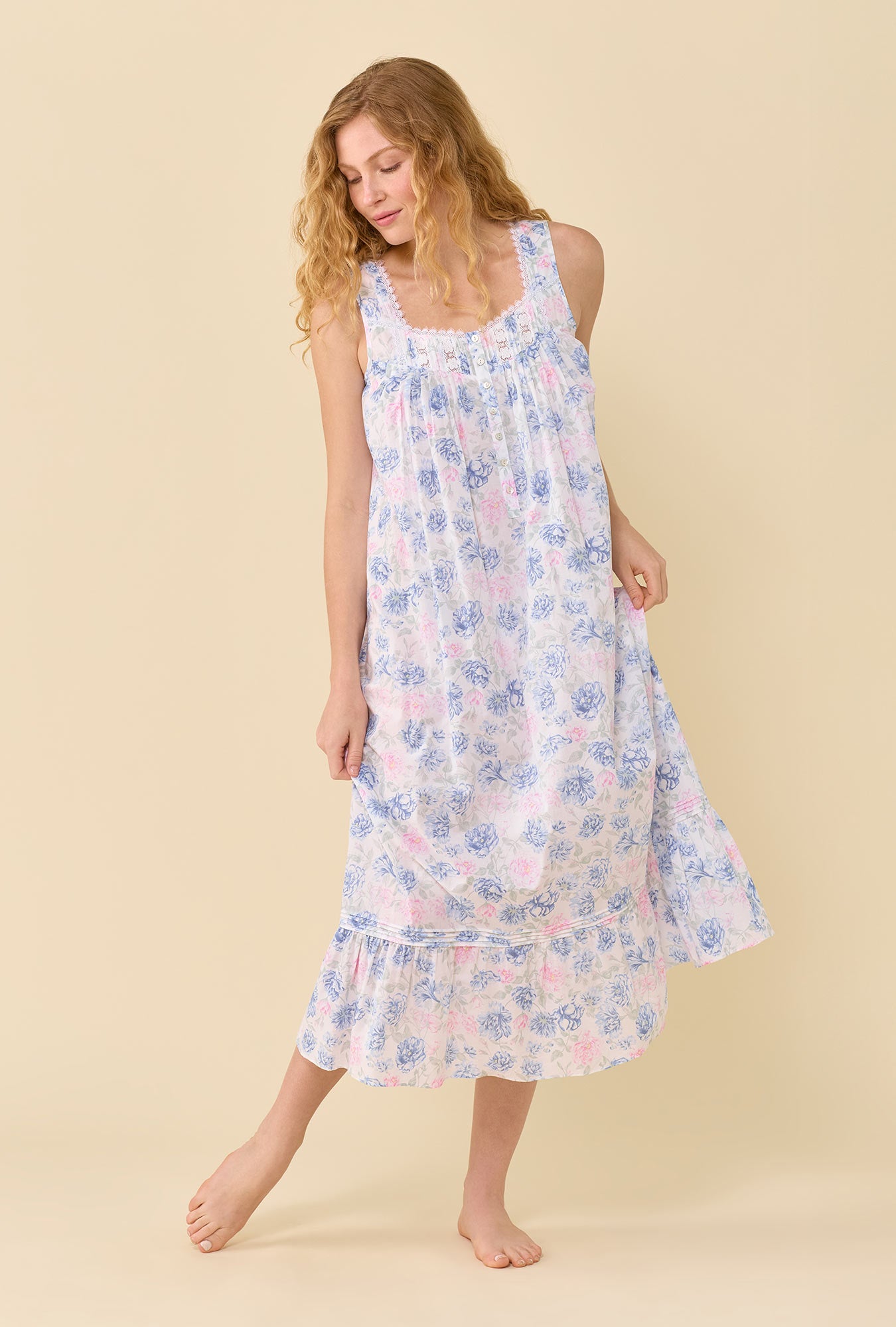 Eileen Briarwood 100% Cotton Woven Lawn Ballet Nightgown