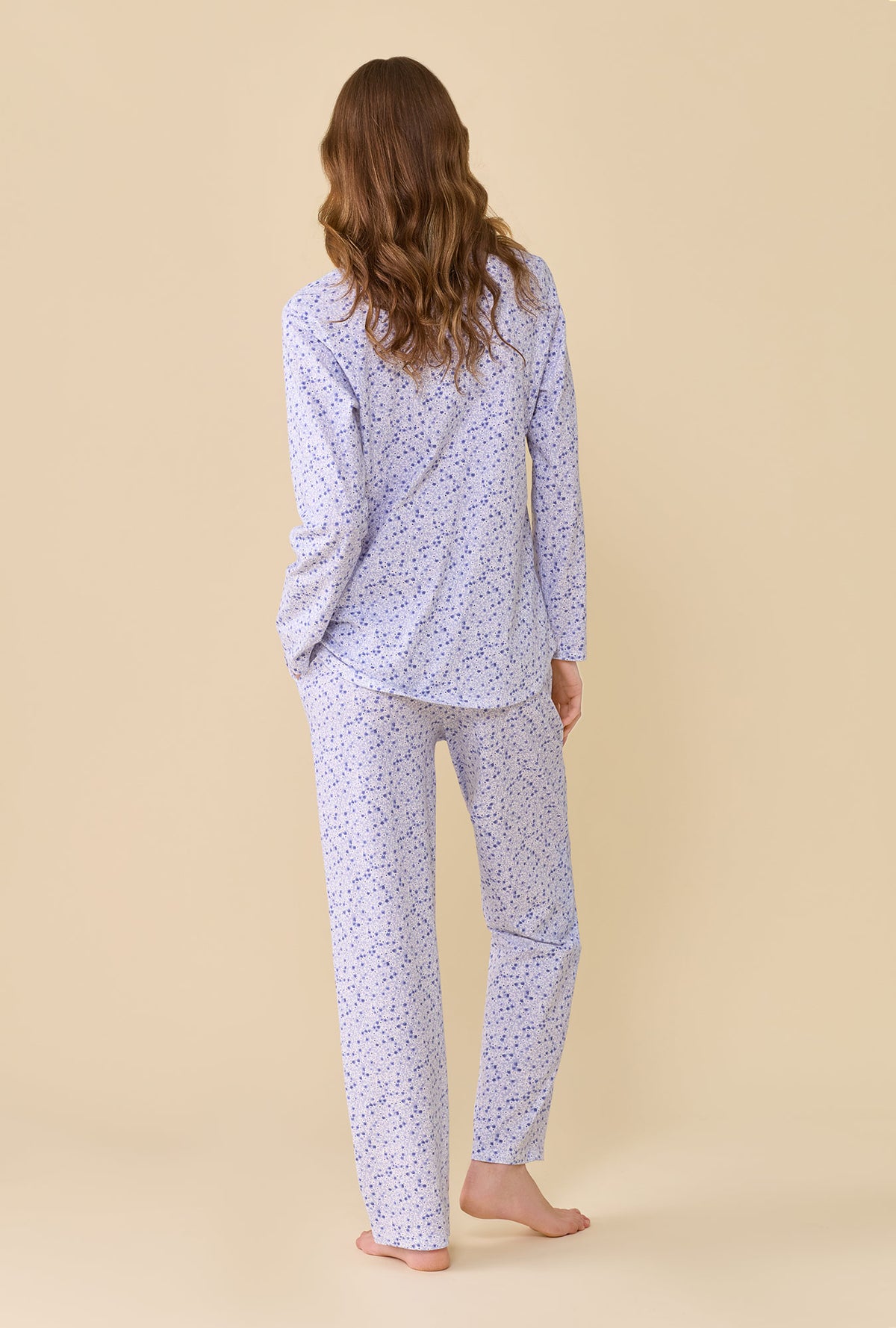 Violet Haze 100% Cotton Jersey Knit Pajama Set