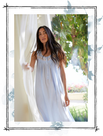 White sheer best sale nightgown