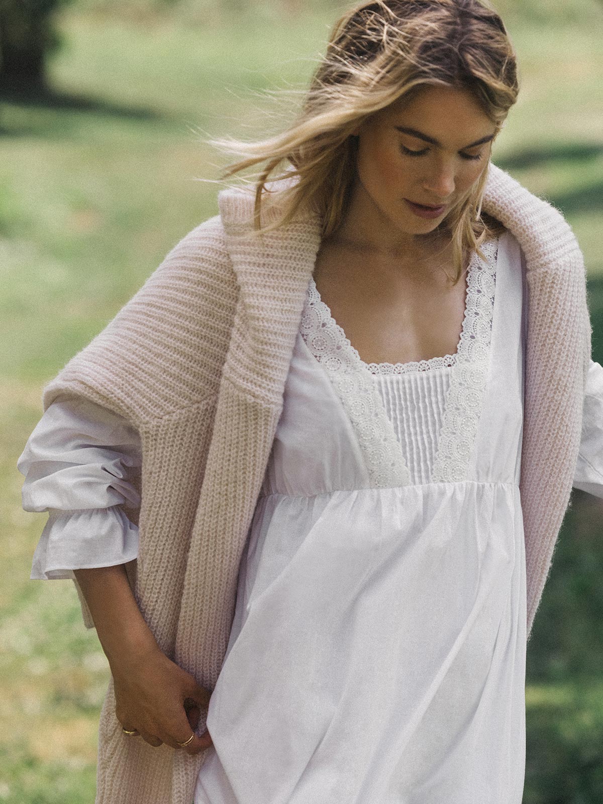 HEATHER COTTON NIGHTGOWN