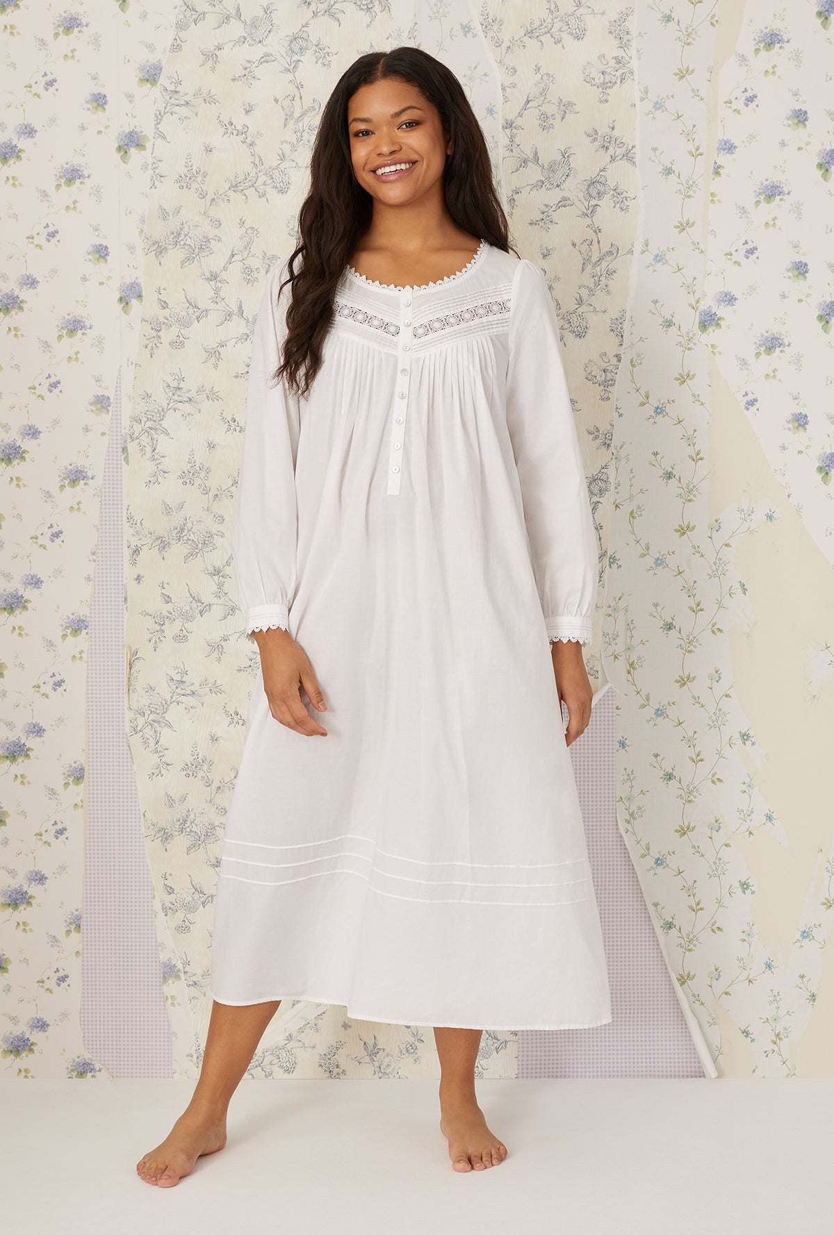 white heirloom dress Emilia and Bonnet in This dress Rosa Heirloom White And Ecru