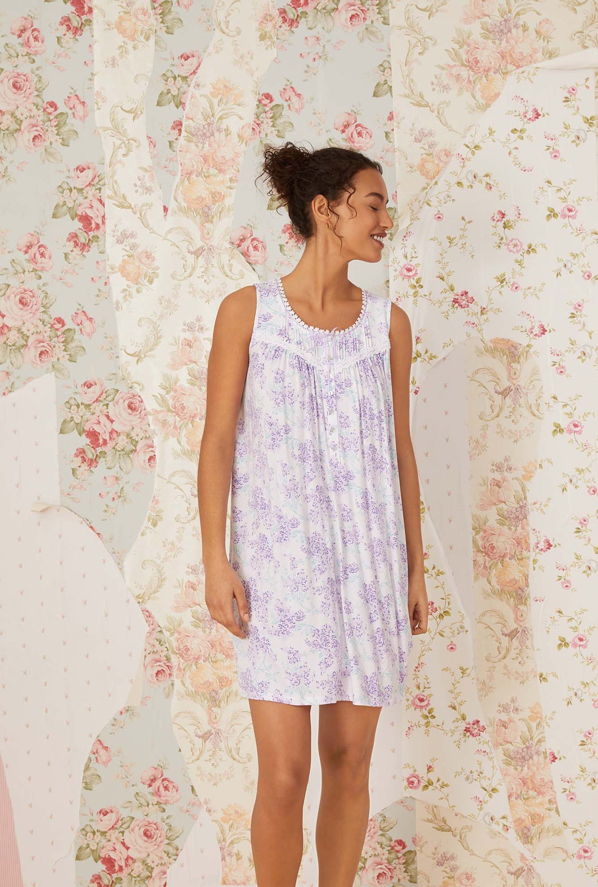 Tencel ™Lavender Hydrangea Chemise