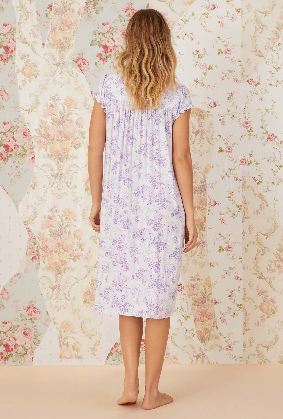 Tencel ™Lavender Hydrangea Waltz Nightgown