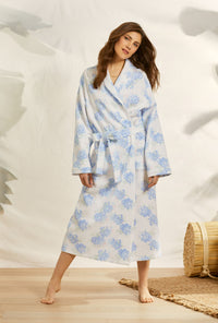 Hydrangea Blossom Ballet Wrap Robe