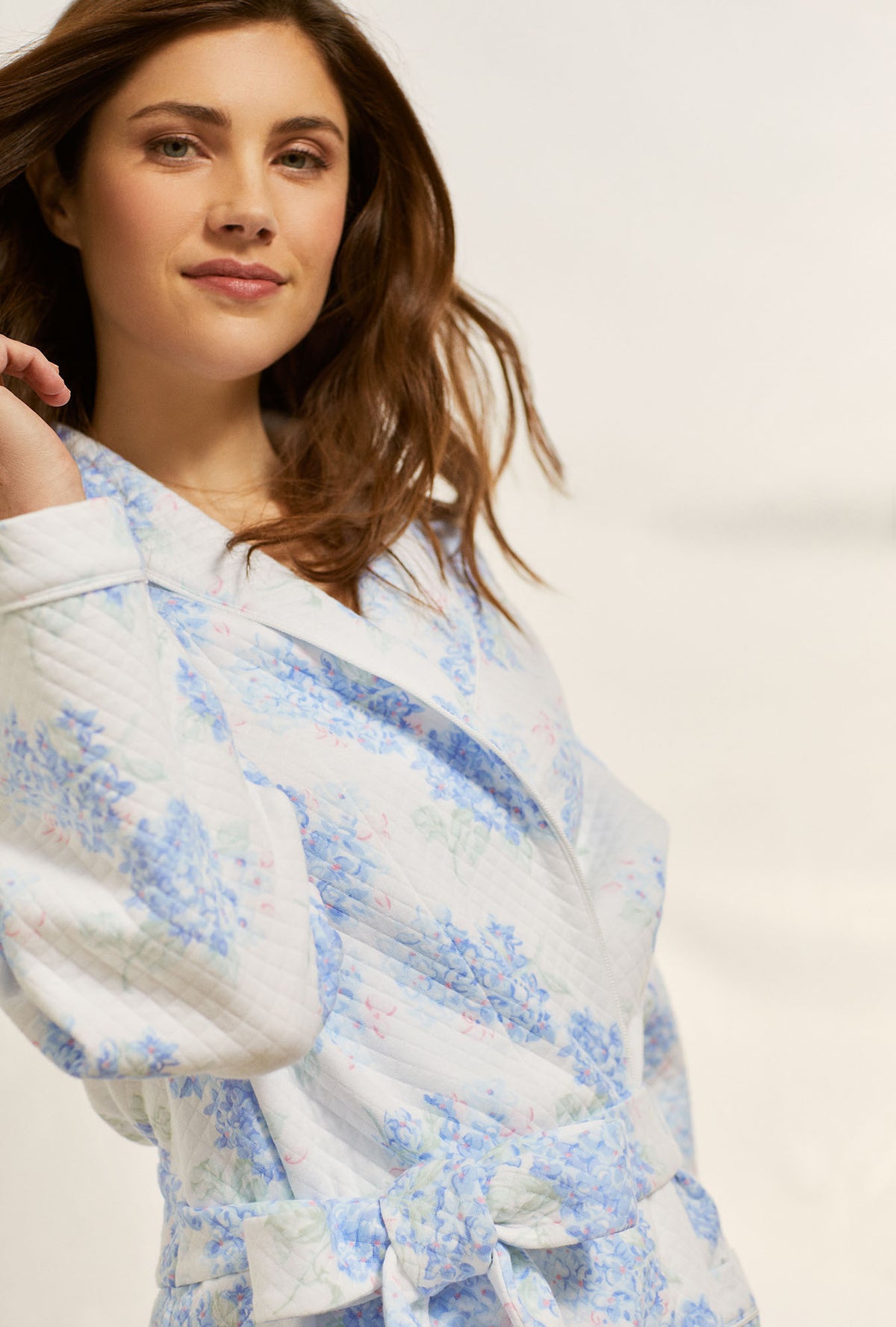 Hydrangea Blossom Ballet Wrap Robe