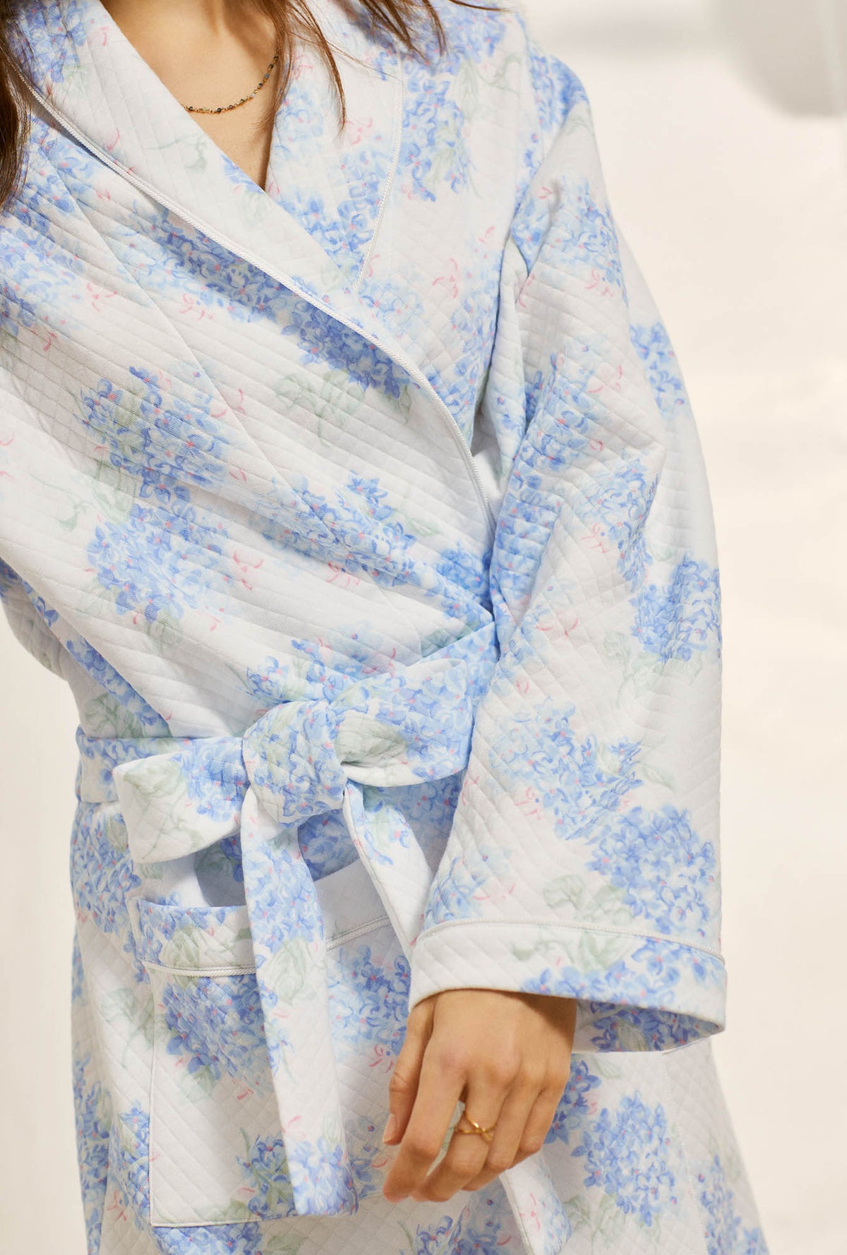 Hydrangea Blossom Ballet Wrap Robe