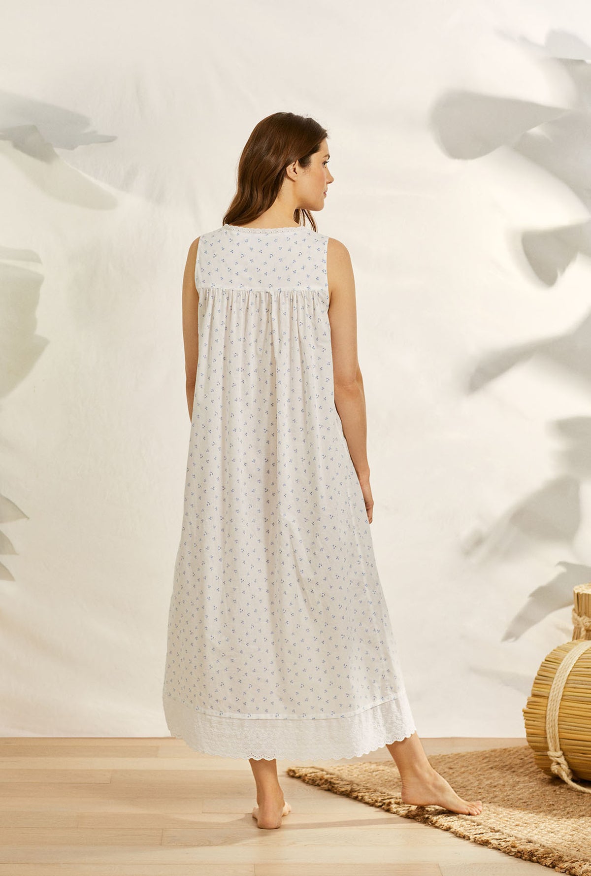 Seaside Floral &quot;Eileen&quot; Nightgown