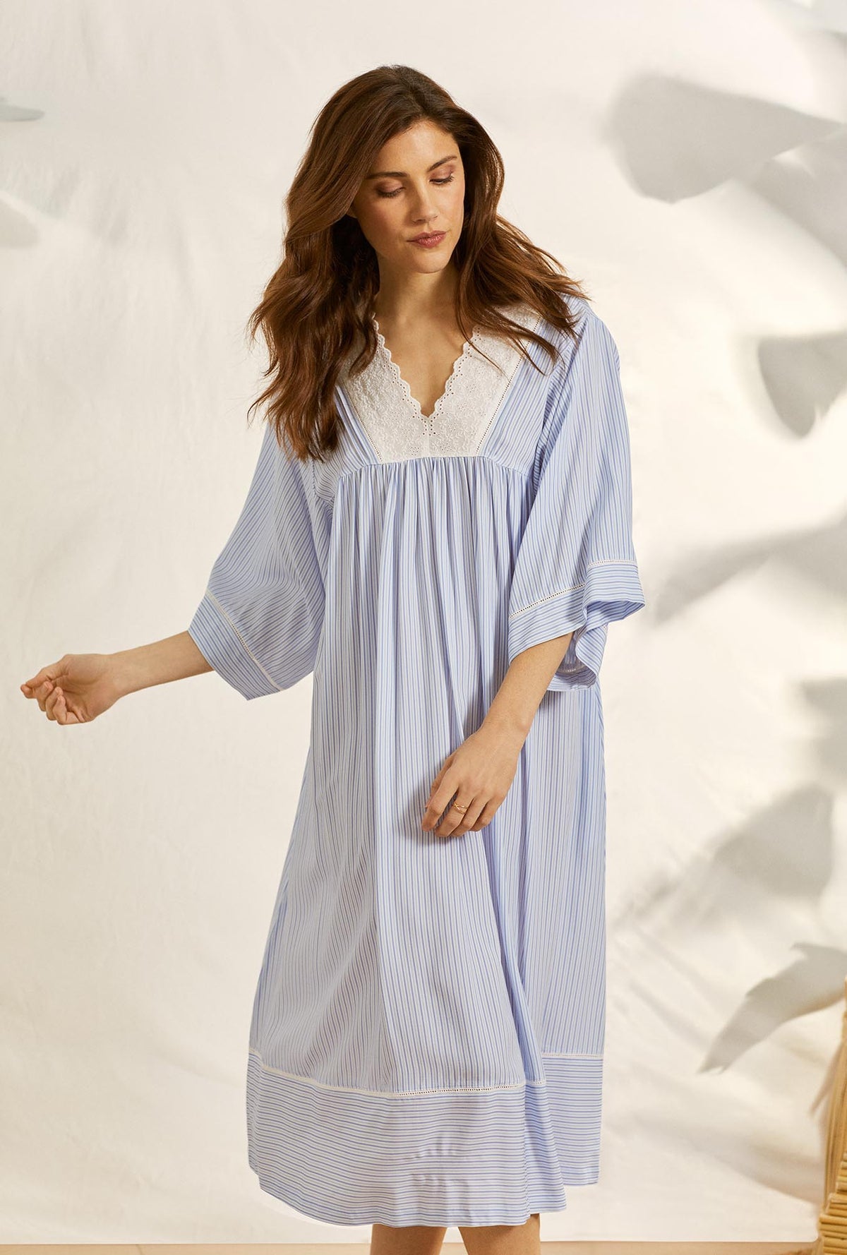 Seaside Dream Stripe Classic Caftan