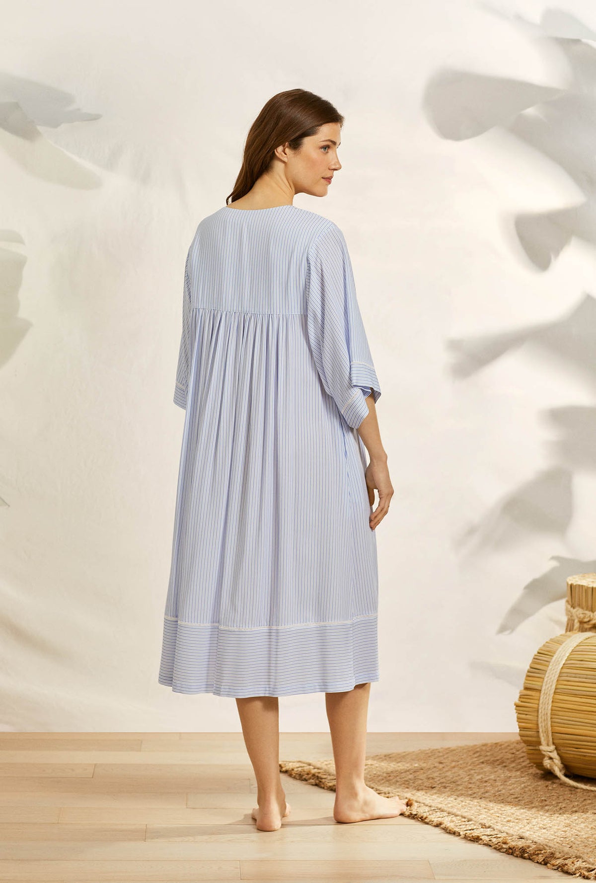 Seaside Dream Stripe Classic Caftan