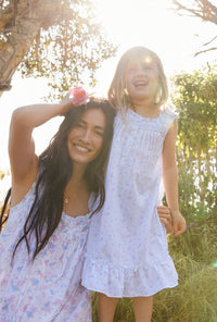 Delicate Floral Little Girls Nightgown