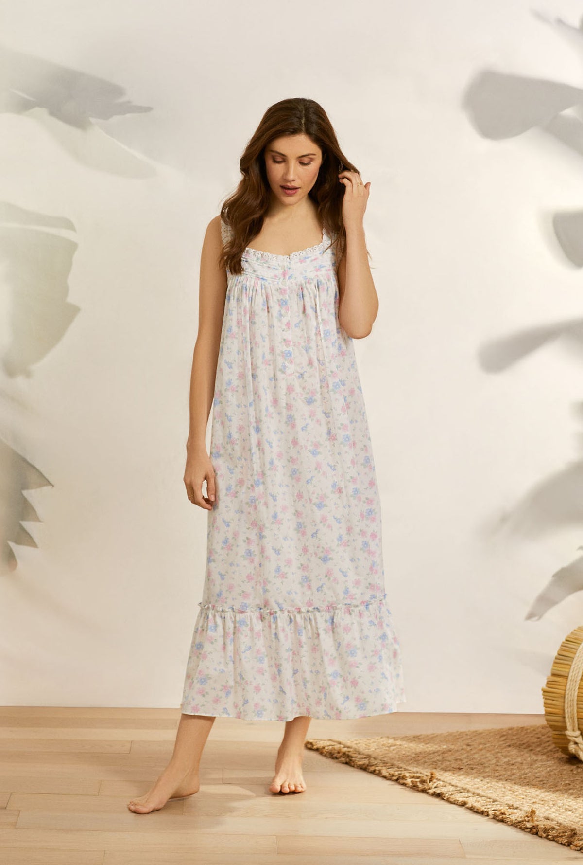 Delicate Floral &quot;Eileen&quot; Nightgown